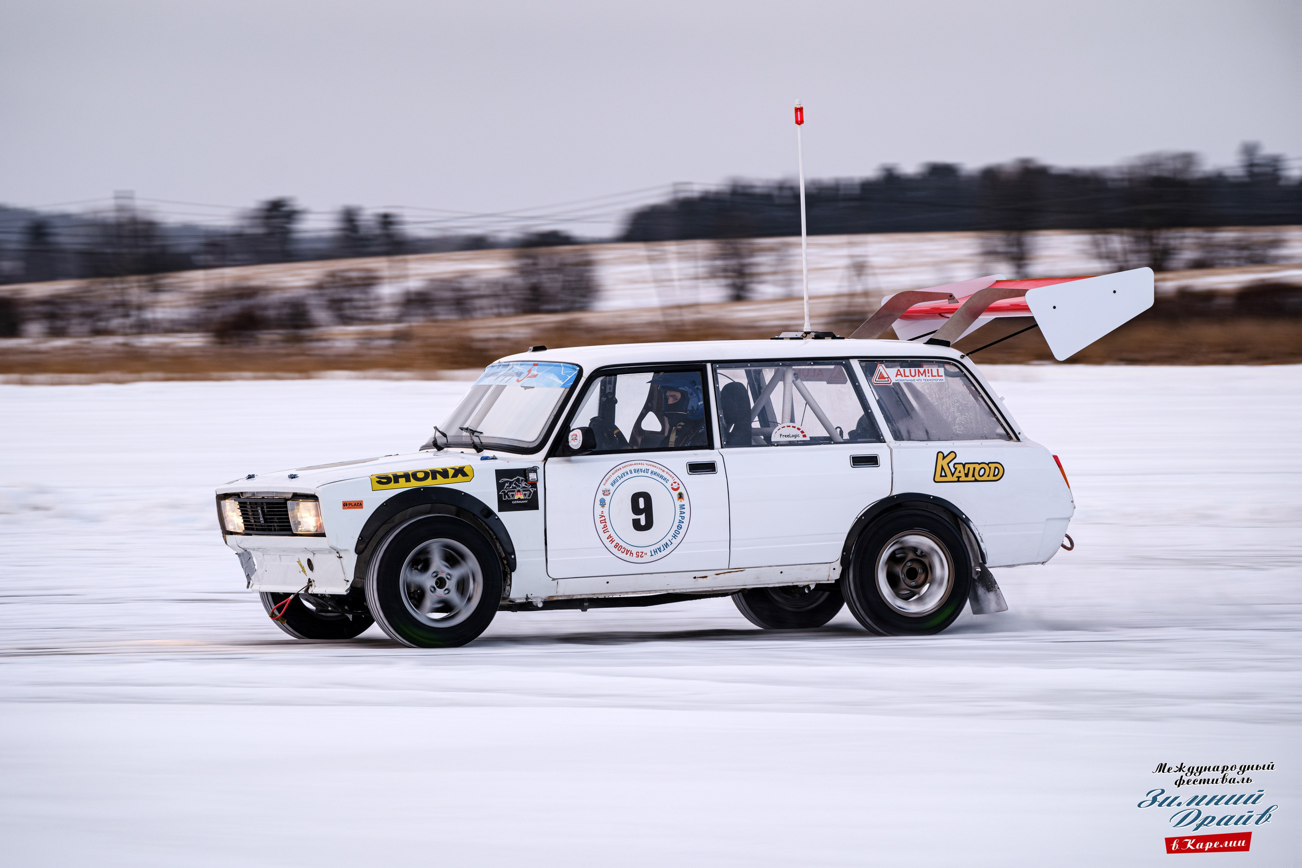 «Зимний Драйв в Карелии» Авто Марафон-гигант «25 часов на льду» Илона Накутис, Николай Грязин, джимхана, фотограф Антон Медведев, icoguar, Сортавала, Карелия