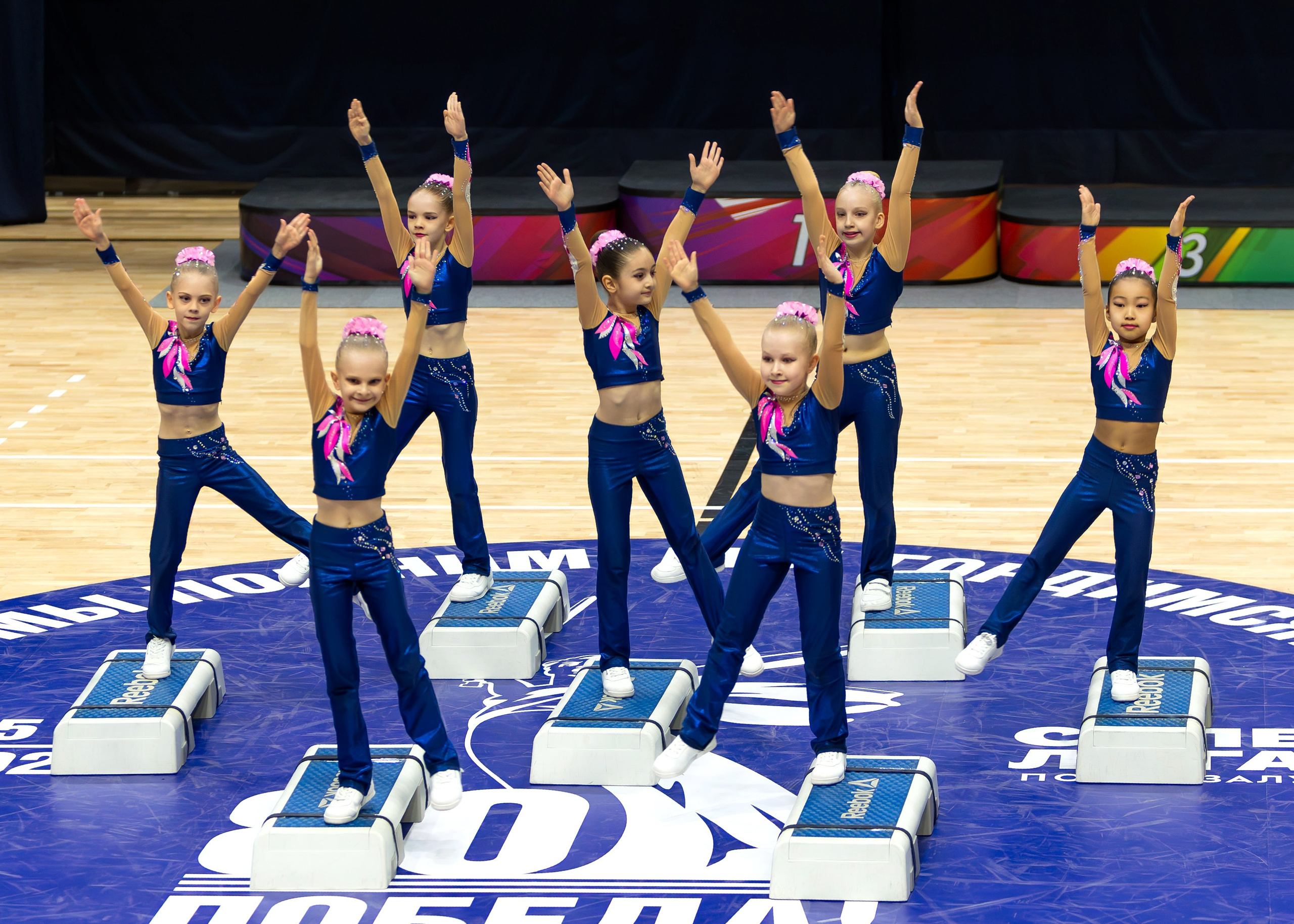 дети фитнес аэробика спортивный фестиваль подольск