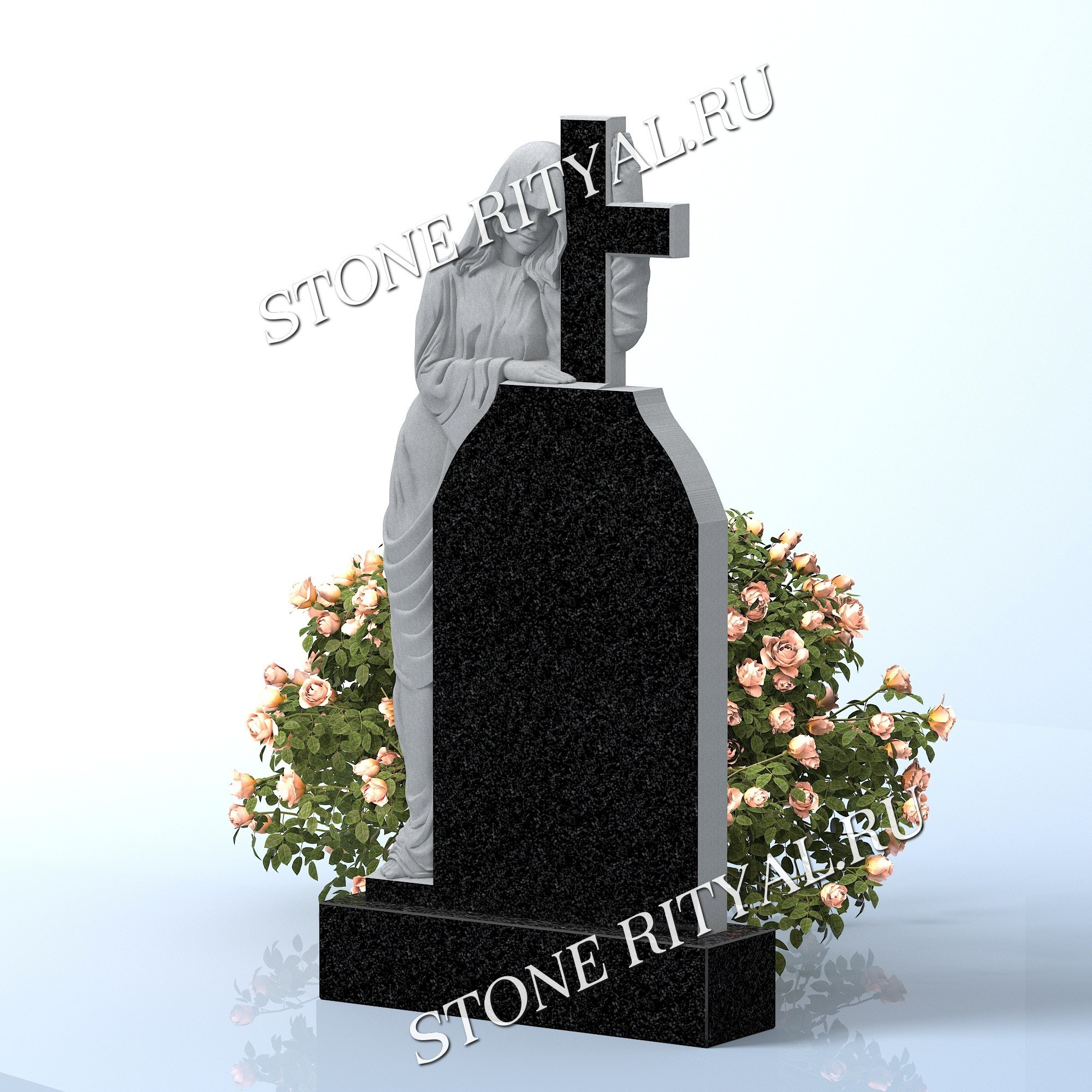 Вертикальные памятники фигурные. Изготовление и установка памятников в Москве и МО