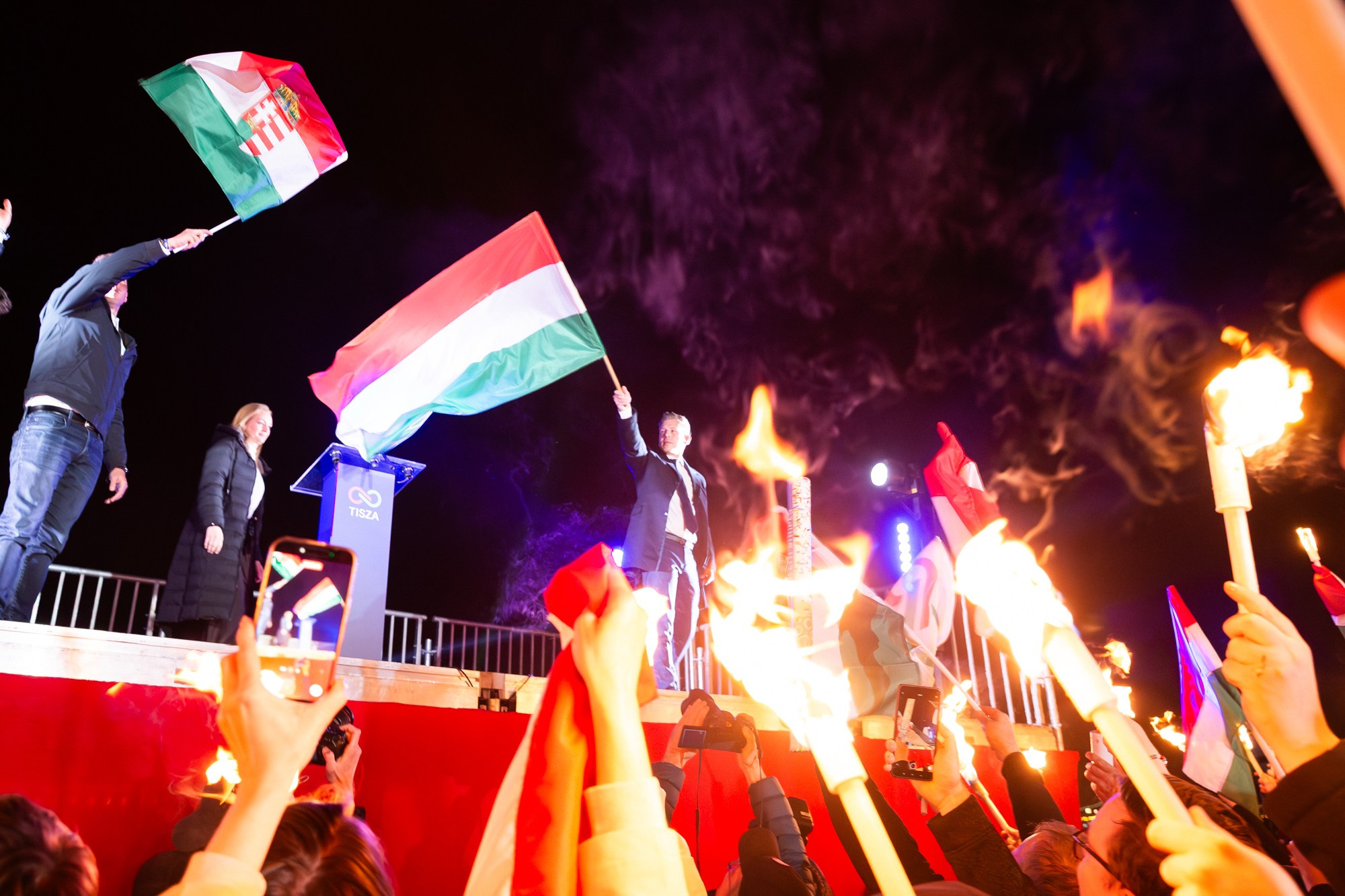 TISZA Victory Night, Hungary 2026. Photographer in Budapest — Yura Knyazev