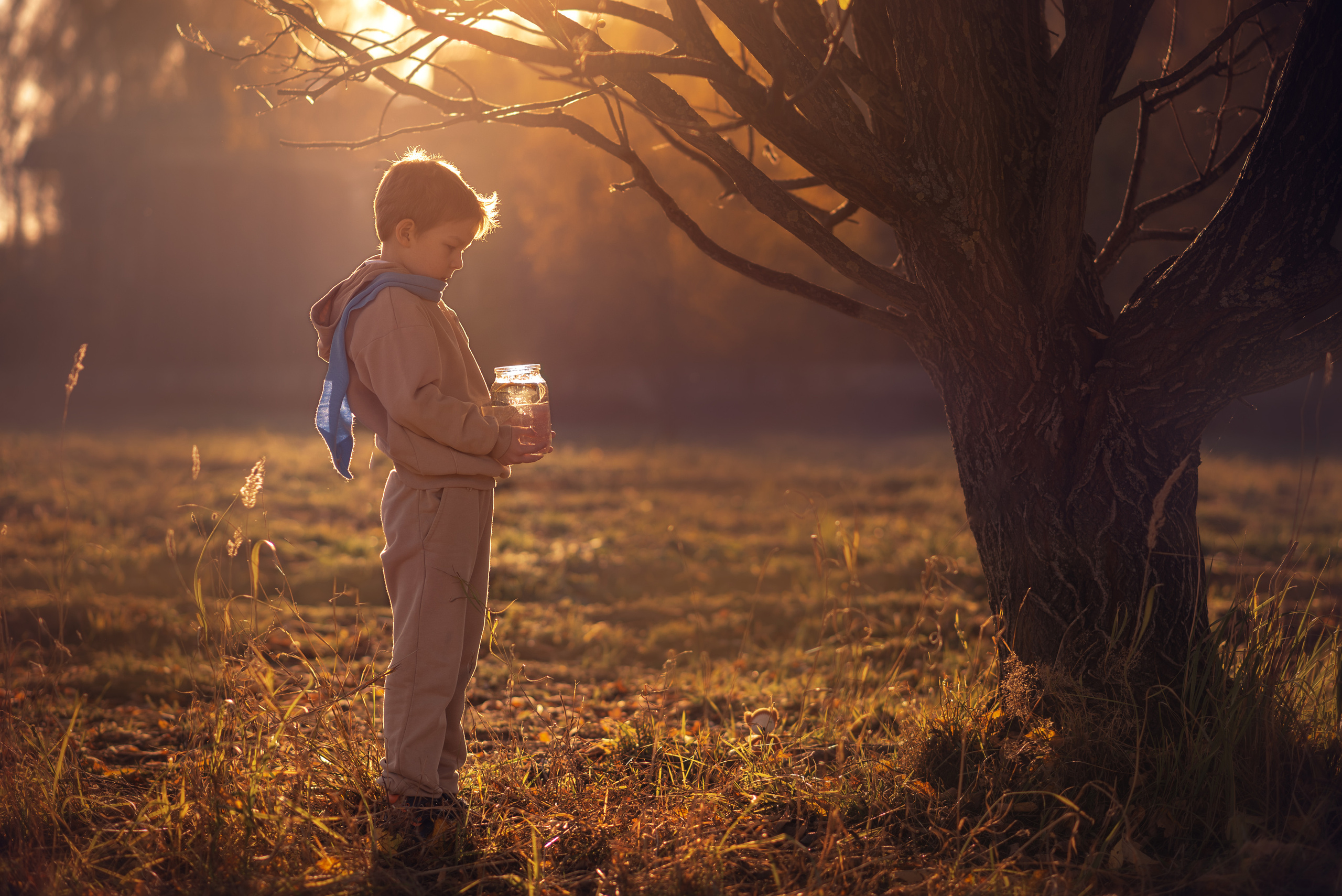 Мальчик и Лис. Душевная фотография от сердца к сердцу Марина Жиделева фотограф Москва