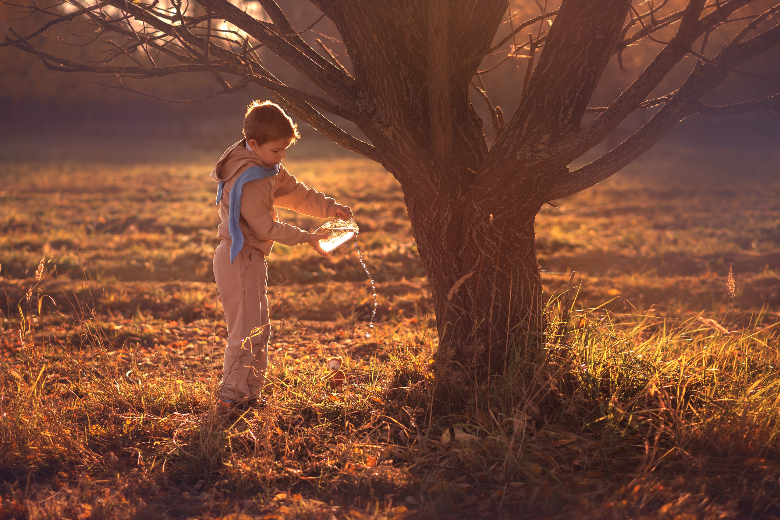 Мальчик и Лис. Душевная фотография от сердца к сердцу Марина Жиделева фотограф Москва