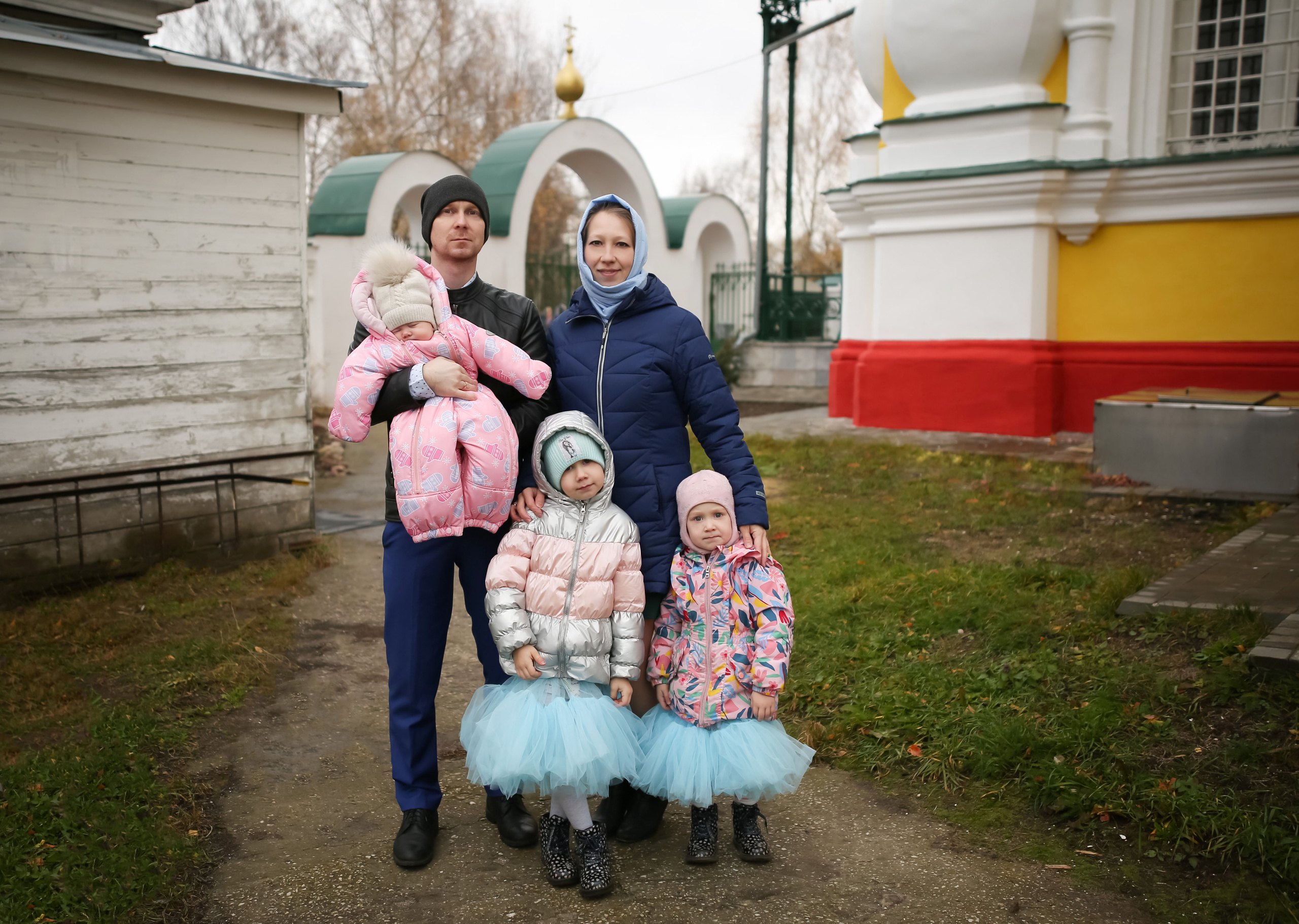Крещение Ксении. Семейный и детский фотограф Анна Петракова