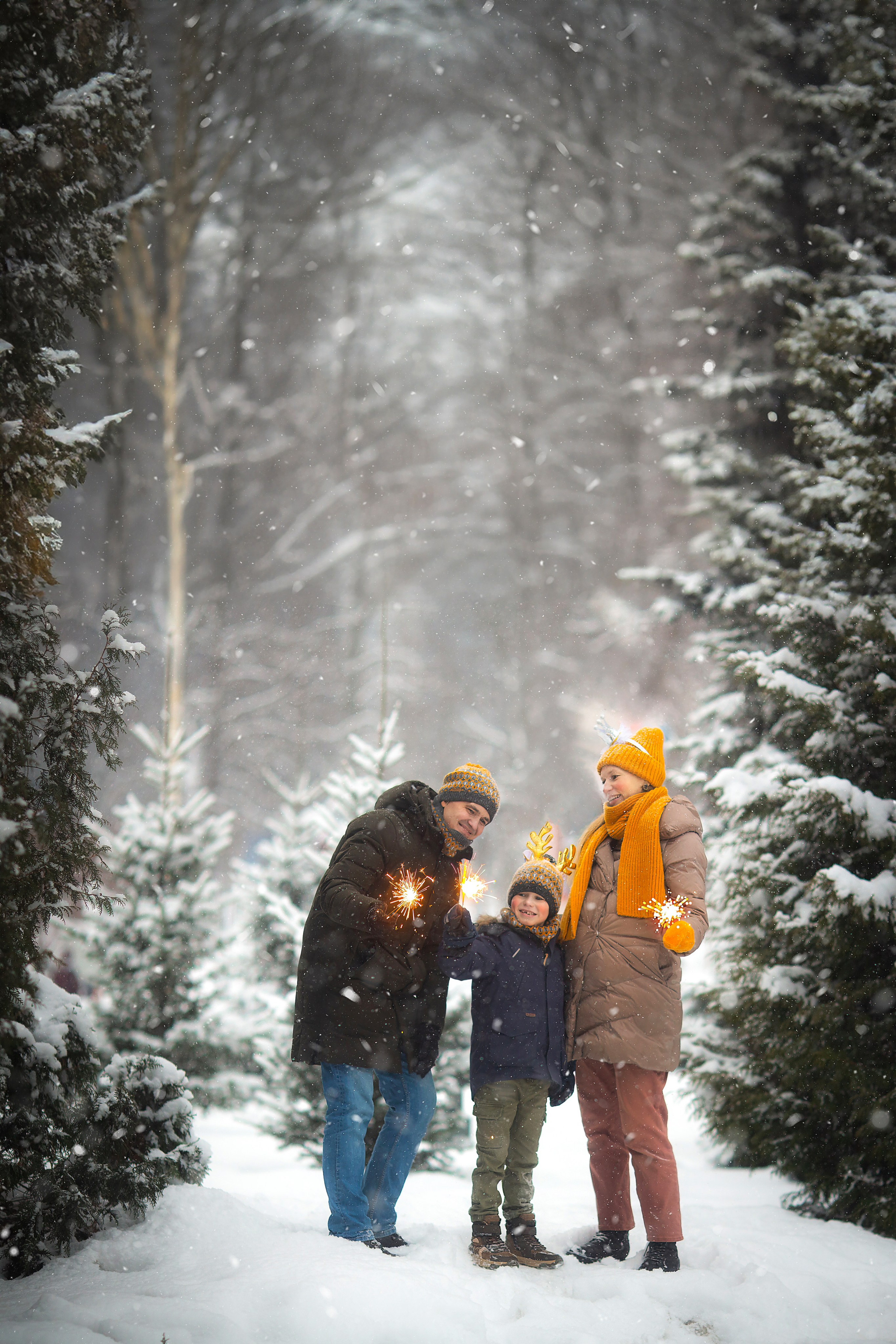 НОВОГОДНЯЯ фотосессия | Шмаковы. Фотограф в Москве Оксана Цехмистер