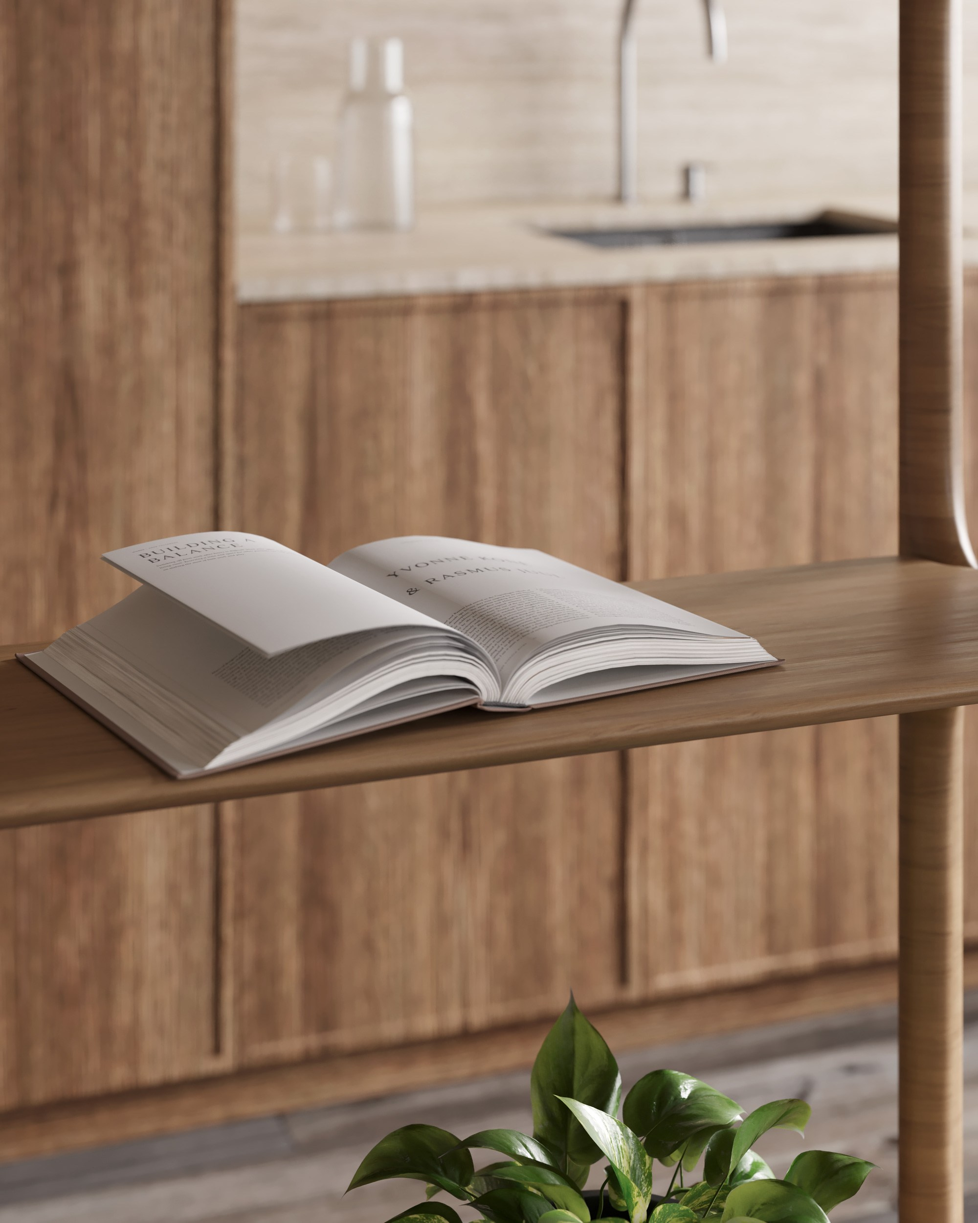 Woody Nature. Дизайн интерьера | 3D визуализация | Миланская Марина