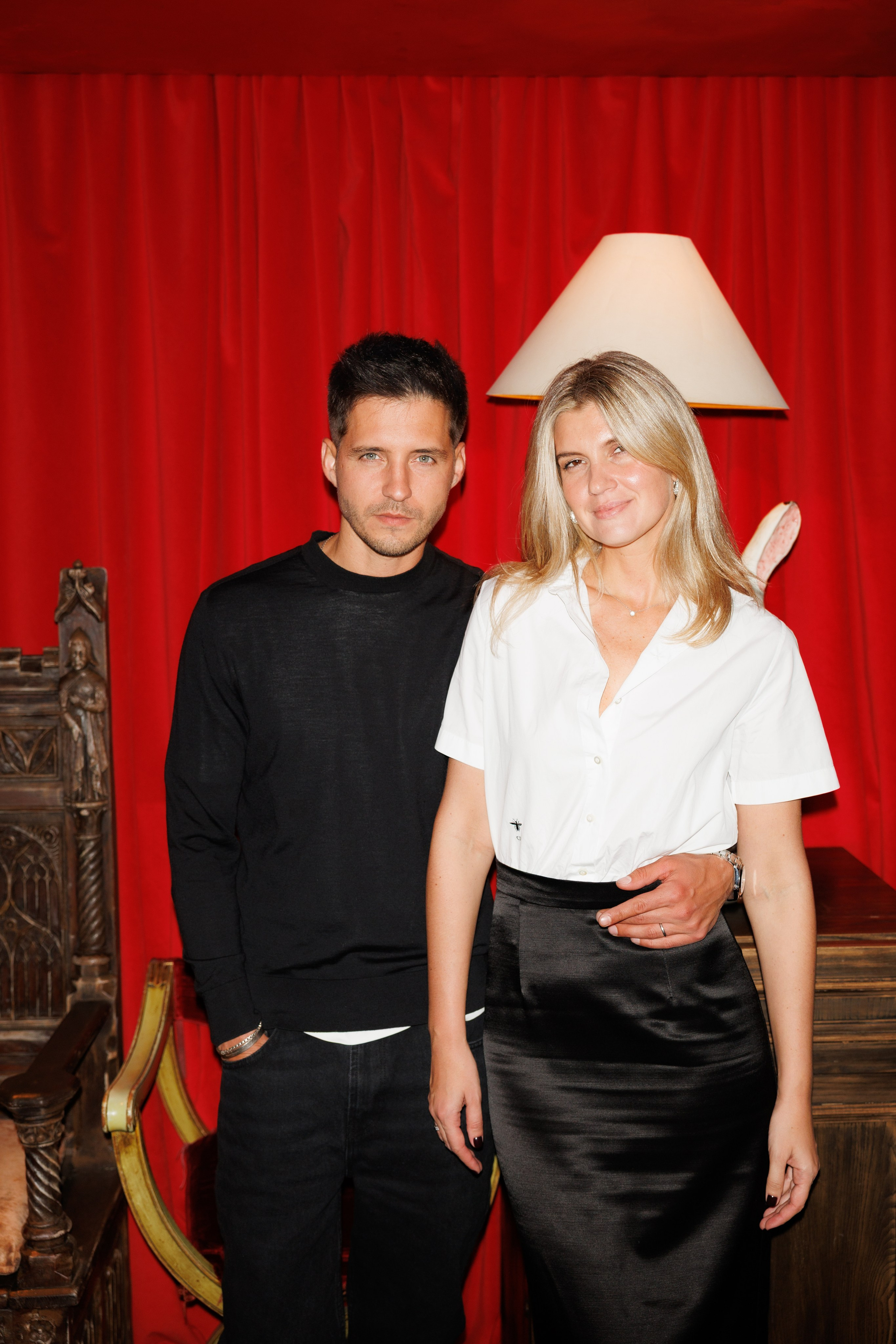 Дмитрий и Кристина Викулины на Дне Рождения ресторана «White Rabbit» Белый Кролик