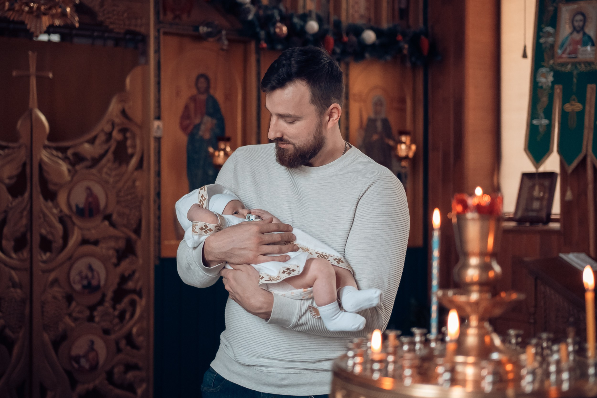 Крещение в храме Блж.Ксении Петербургской Севастополь. Церковный фотограф Севастополь