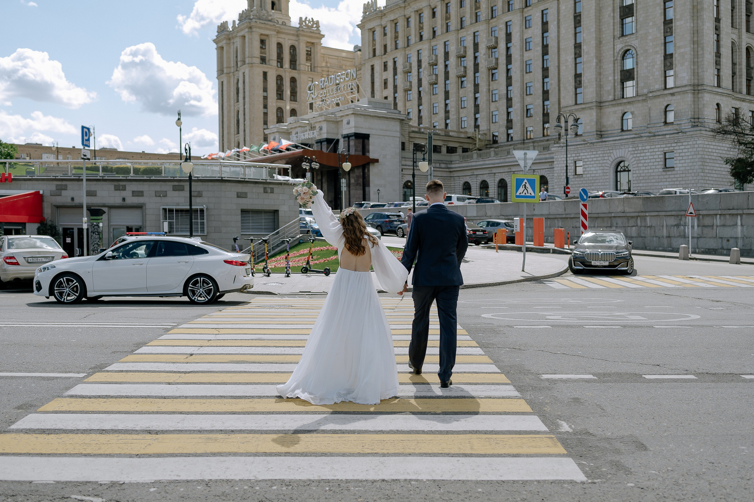 Регистрация брака и свадебная фотосессия в ресторане Романтик. Свадебный фотограф Москва — Сергей и Татьяна