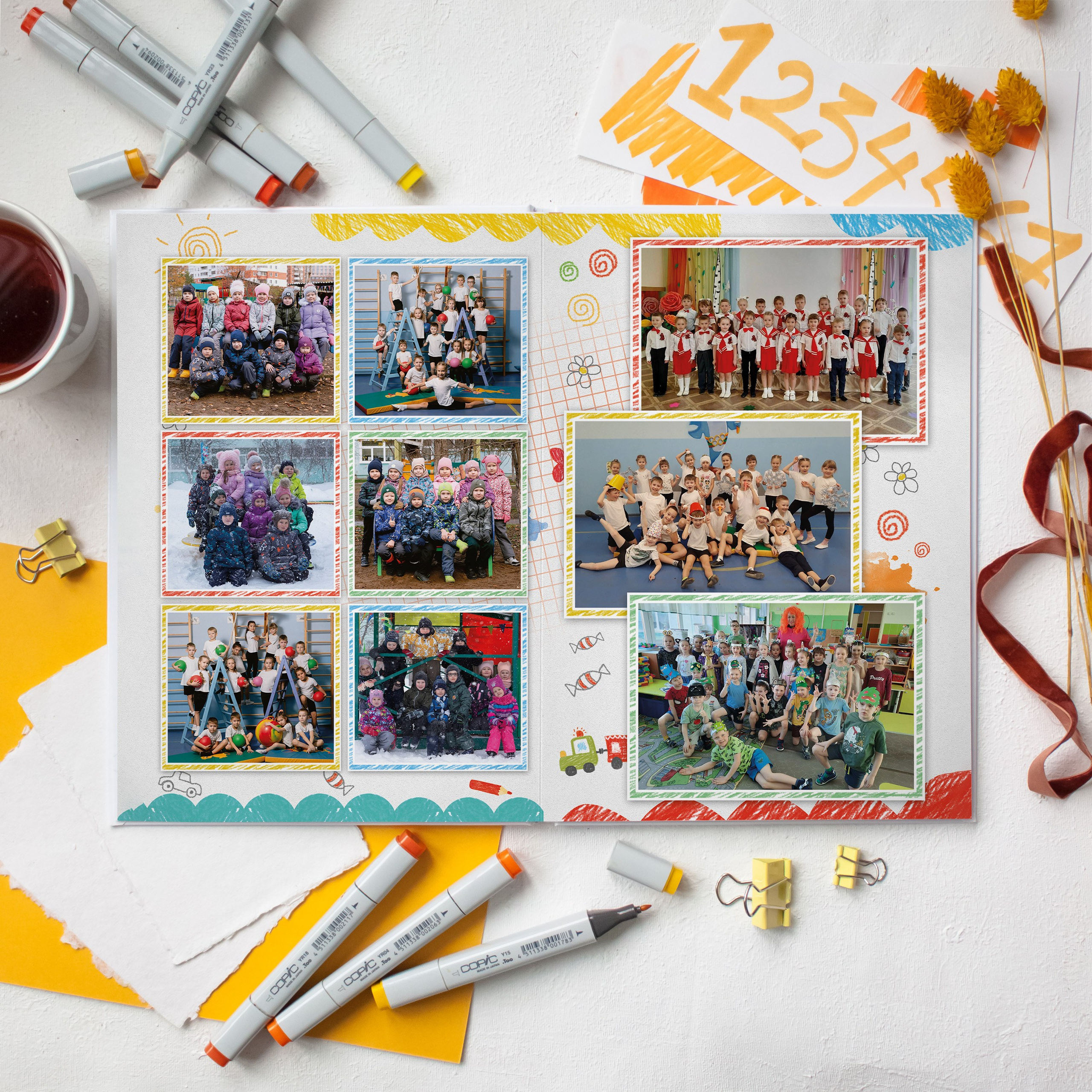 Фотожурнал. Выпускные альбомы в школах и детских садах