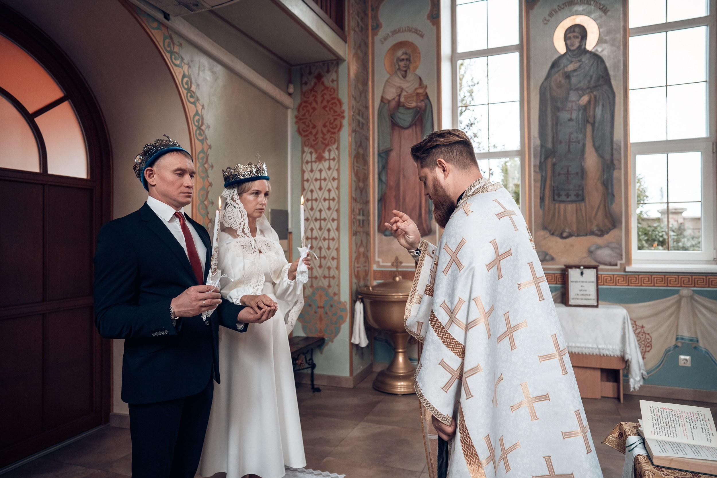 Венчание в храме ап.Андрея Первозванного Севастополь. Церковный фотограф Севастополь