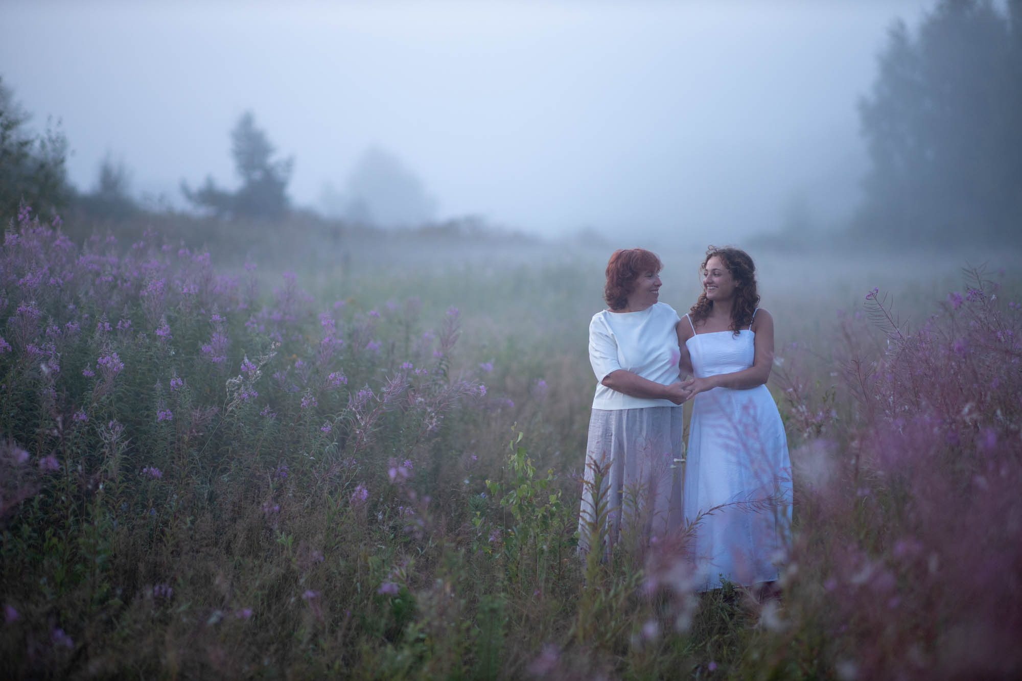 Рассветная съёмка Мирры и её мамы. Детский и семейный фотограф в Твери Ольга Крестьянинова