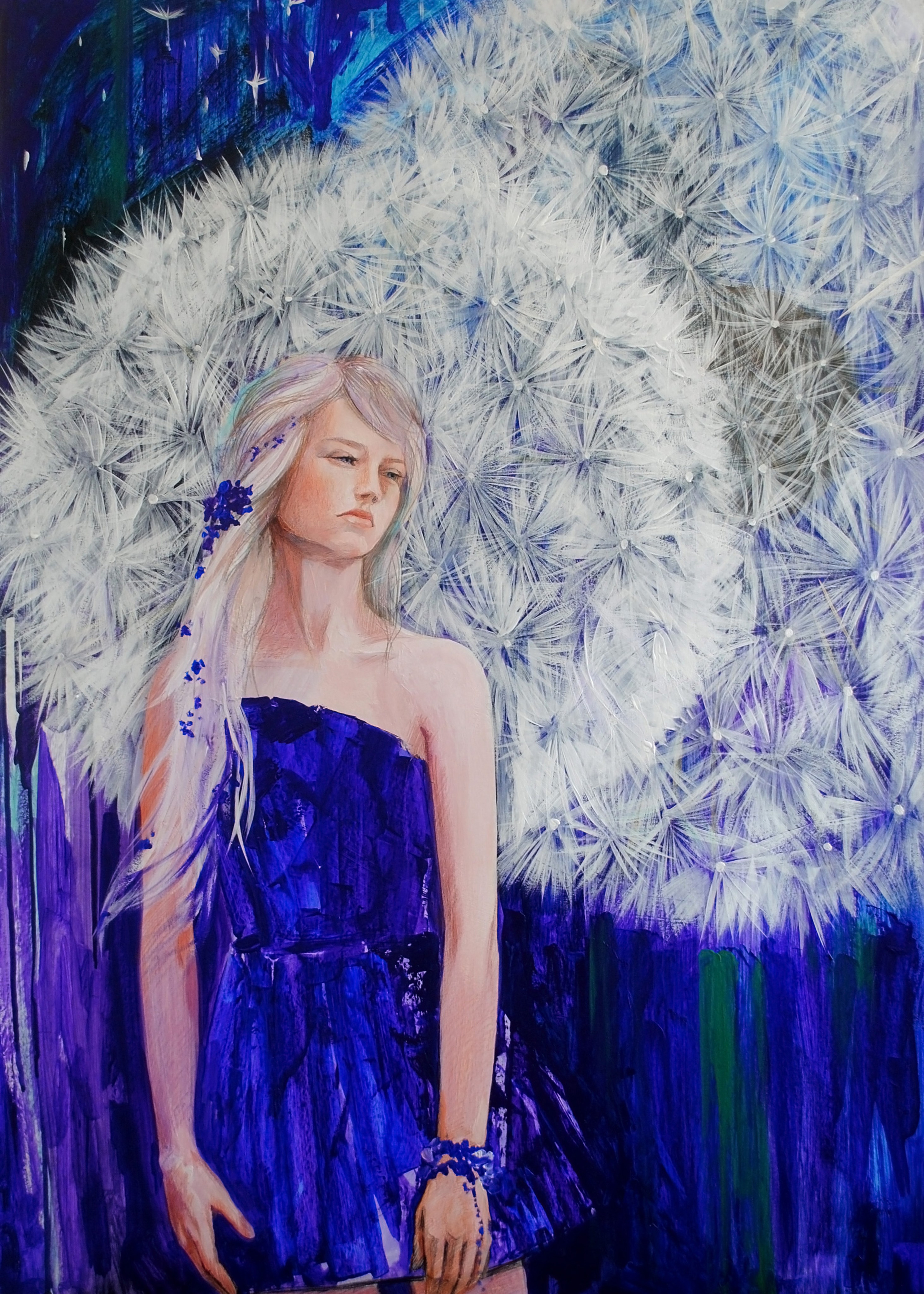 Картон, акрил 70x100