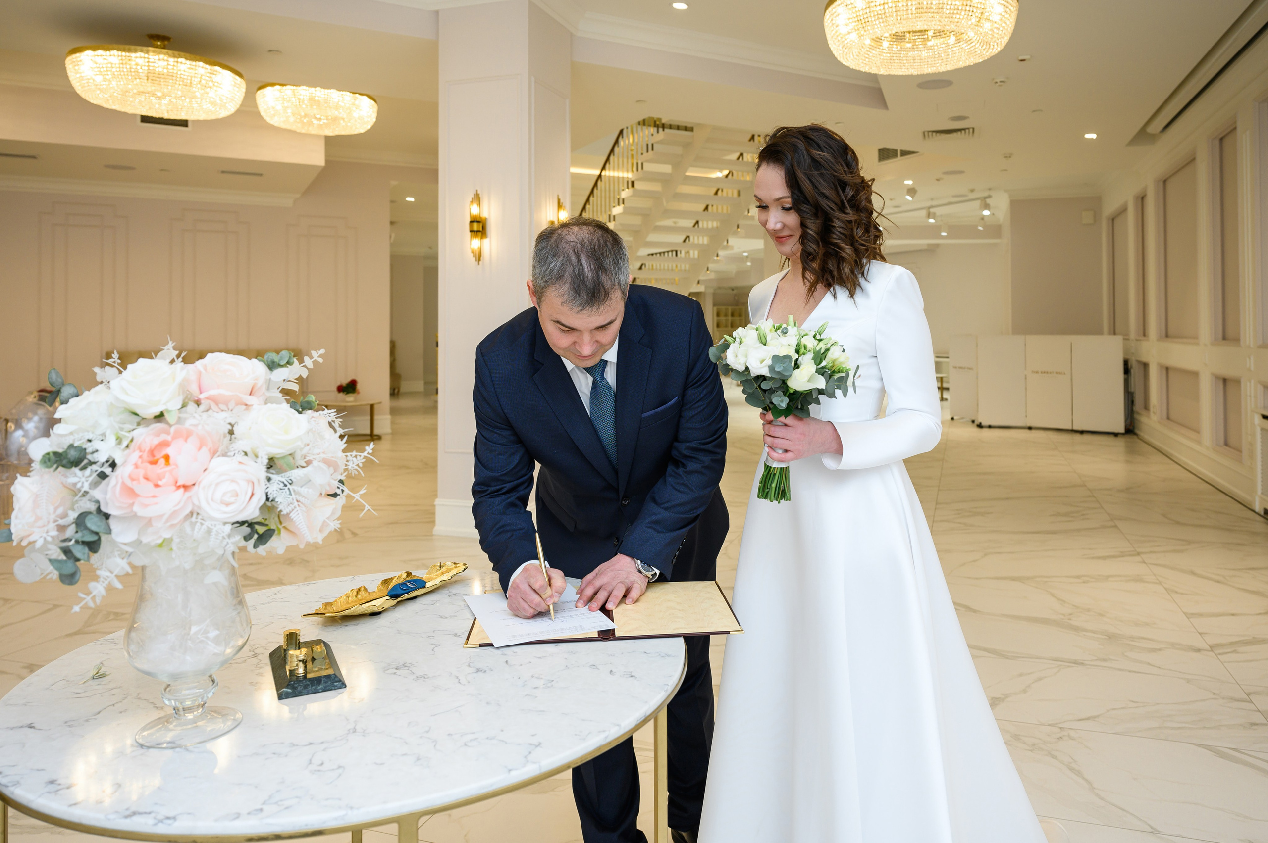 Регистрация брака в Great Hall Yakimanka. Свадебный фотограф Москва Юрий Кульман