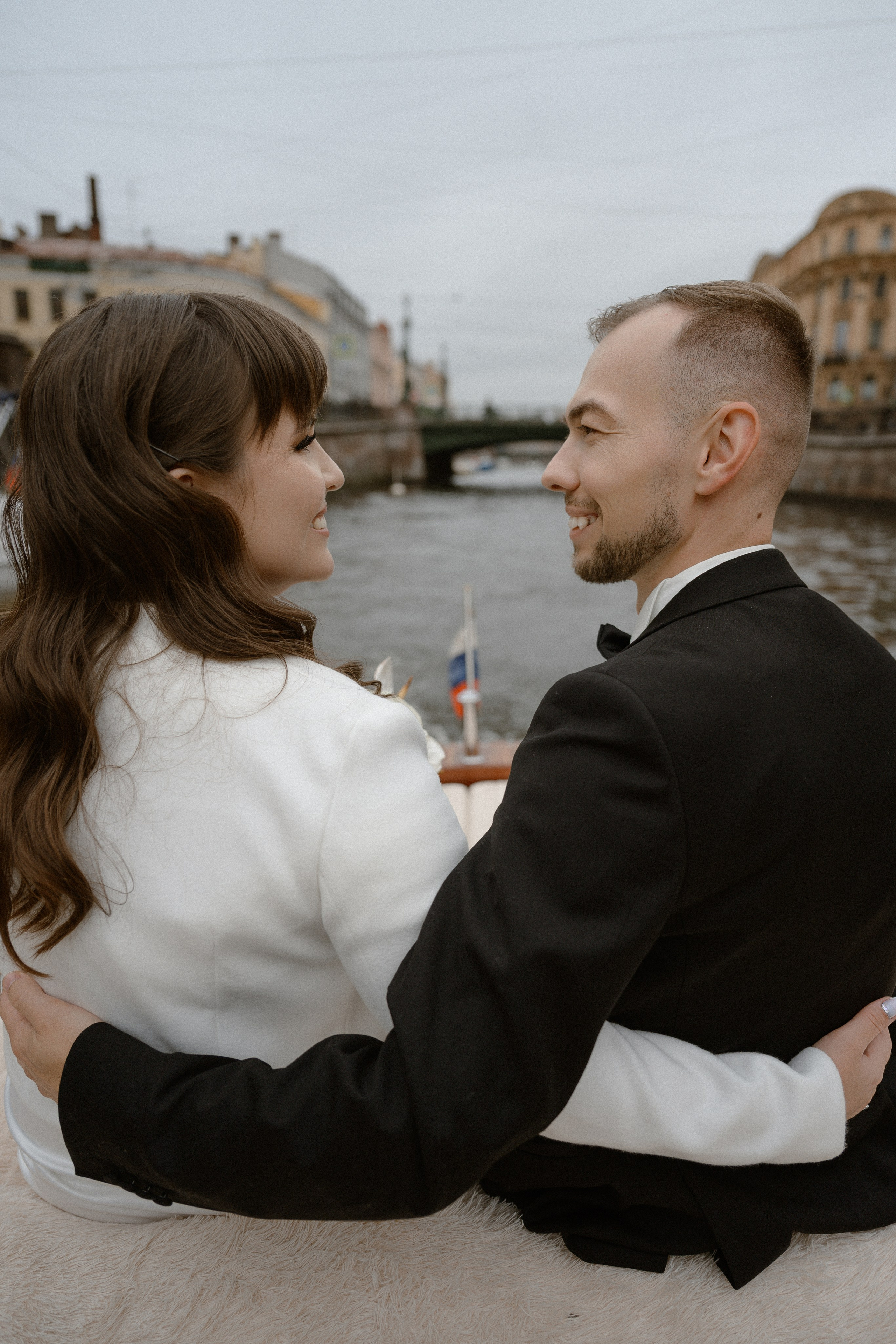 свадебная фотосессия на катере
