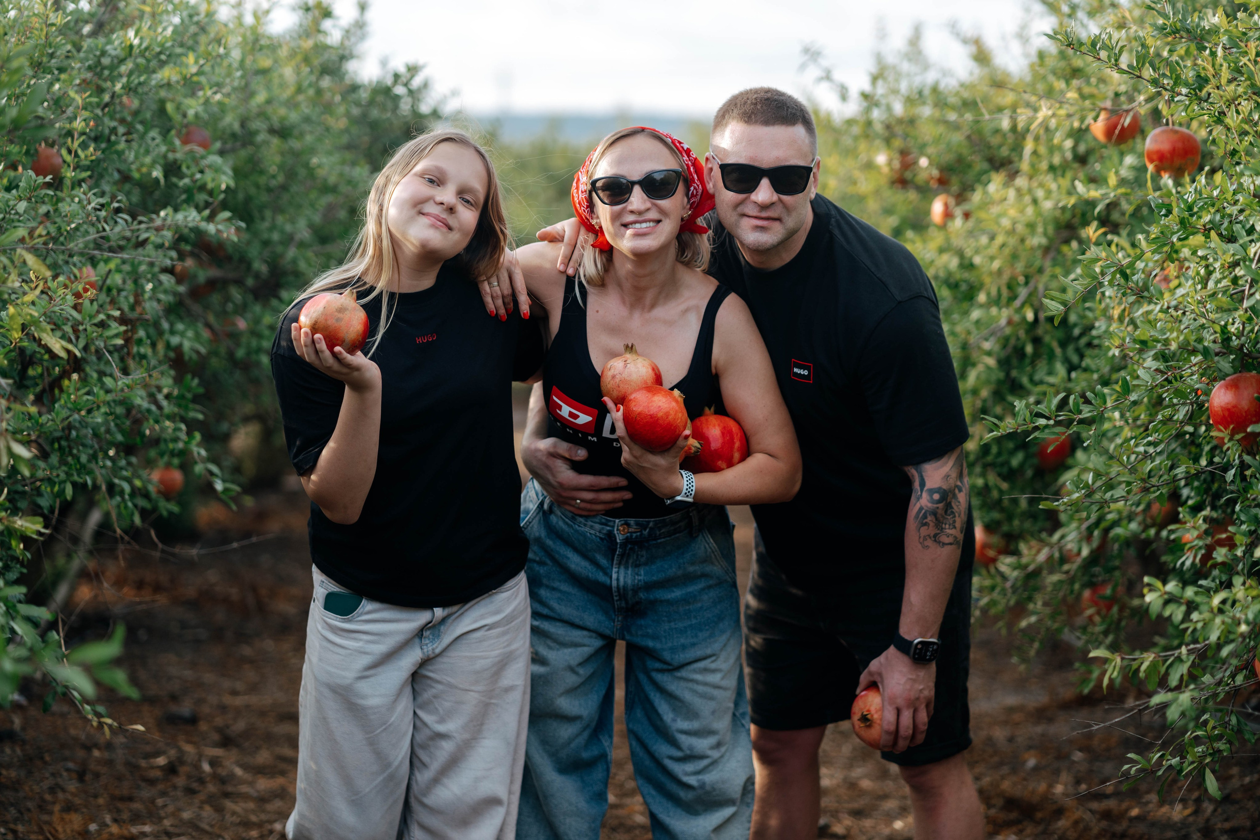 Гранатовый Сад Семья Ирины. Семейный и детский фотограф в Израиле и Москве Дорошок Надя