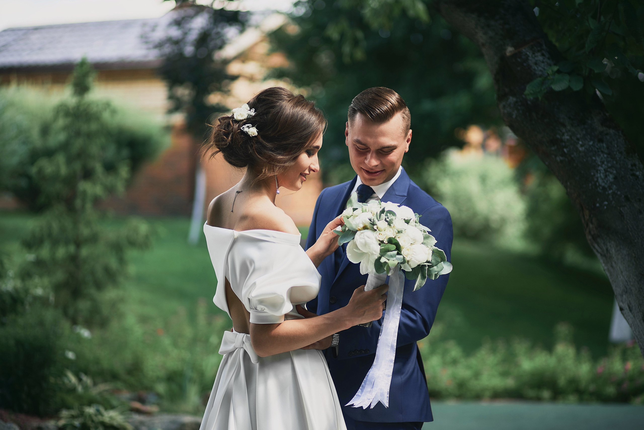 Свадебная Фотосессия Ирины и Сергея в загородном клюбе Лачи