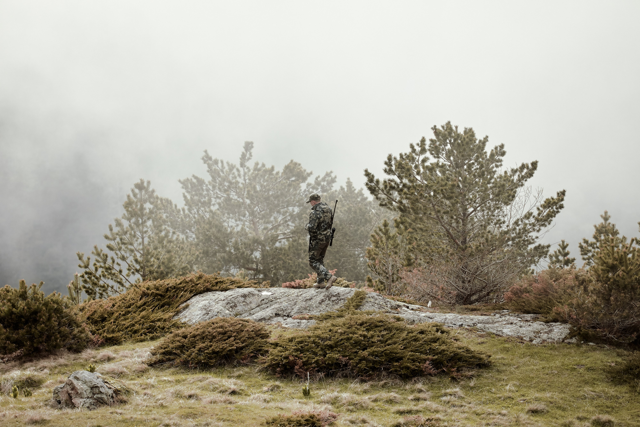 Съемка для бренда охотничьей одежды под ключ. Фотограф Продюсер в горах КБР / Москва Нальчик Горы