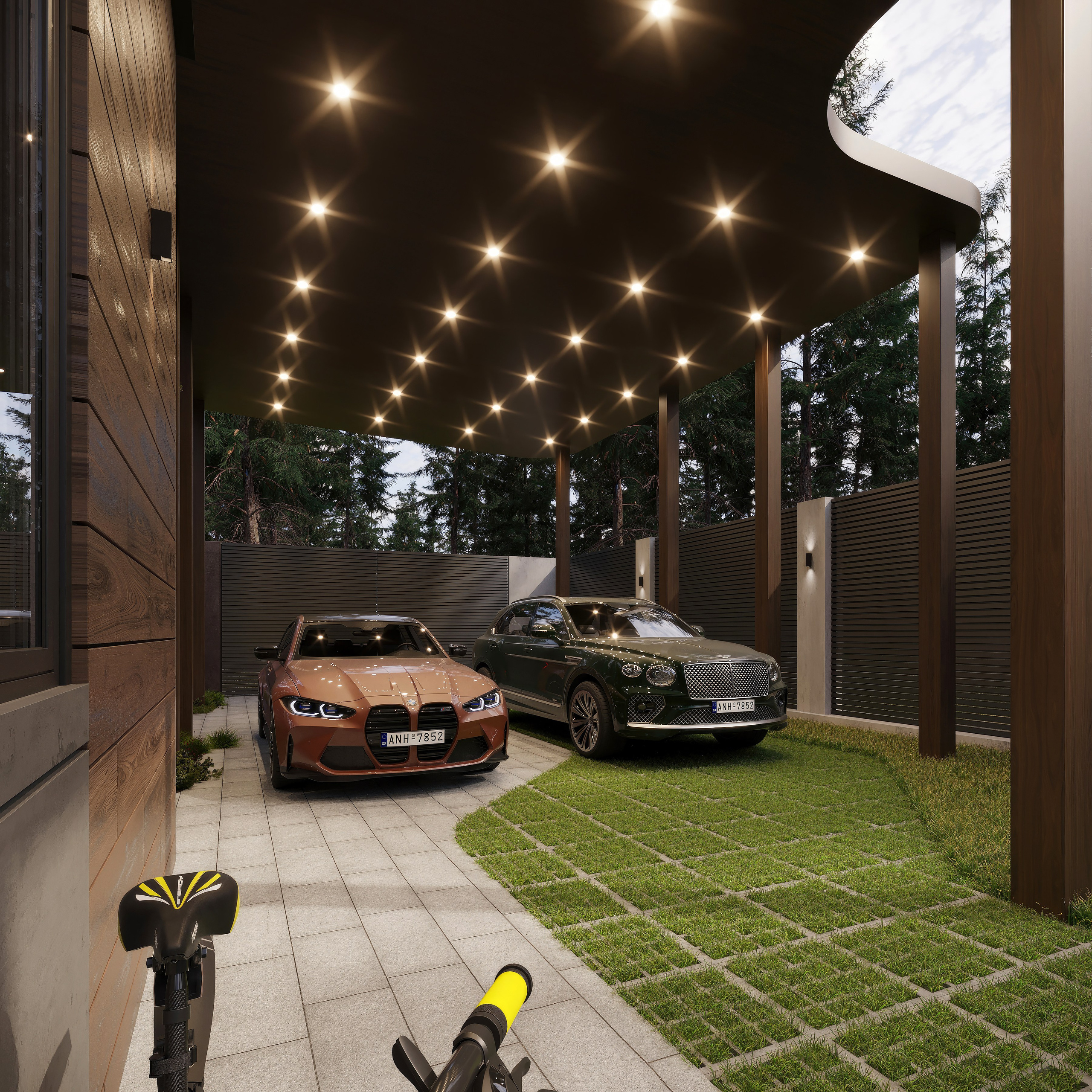 Private House Design and Landscaping — 3D Visualization Project. 3D INTERIOR AND ARCHITECTURE VISUALIZATION