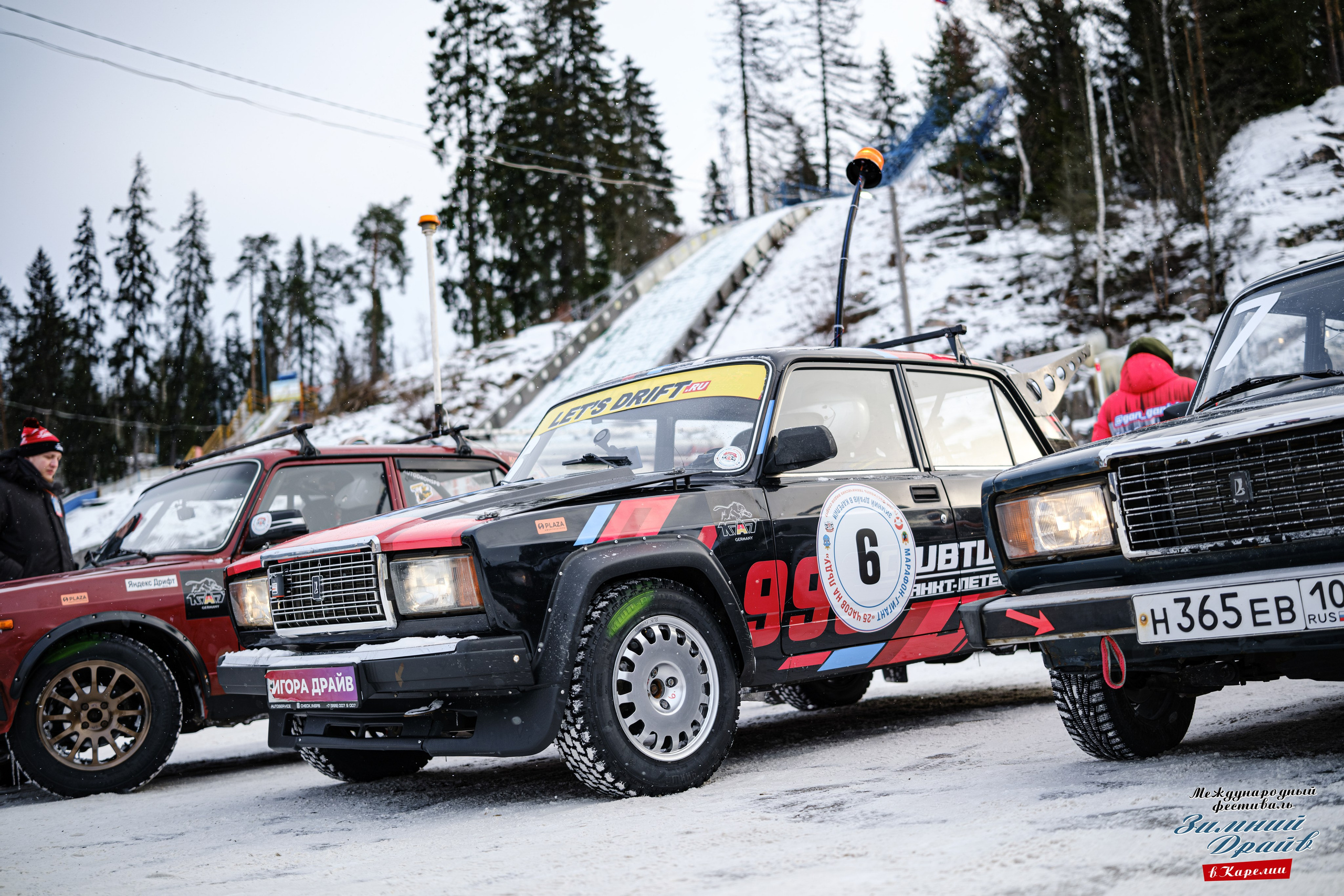 «Зимний Драйв в Карелии» Авто Марафон-гигант «25 часов на льду» Илона Накутис, Николай Грязин, джимхана, фотограф Антон Медведев, icoguar, Сортавала, Карелия