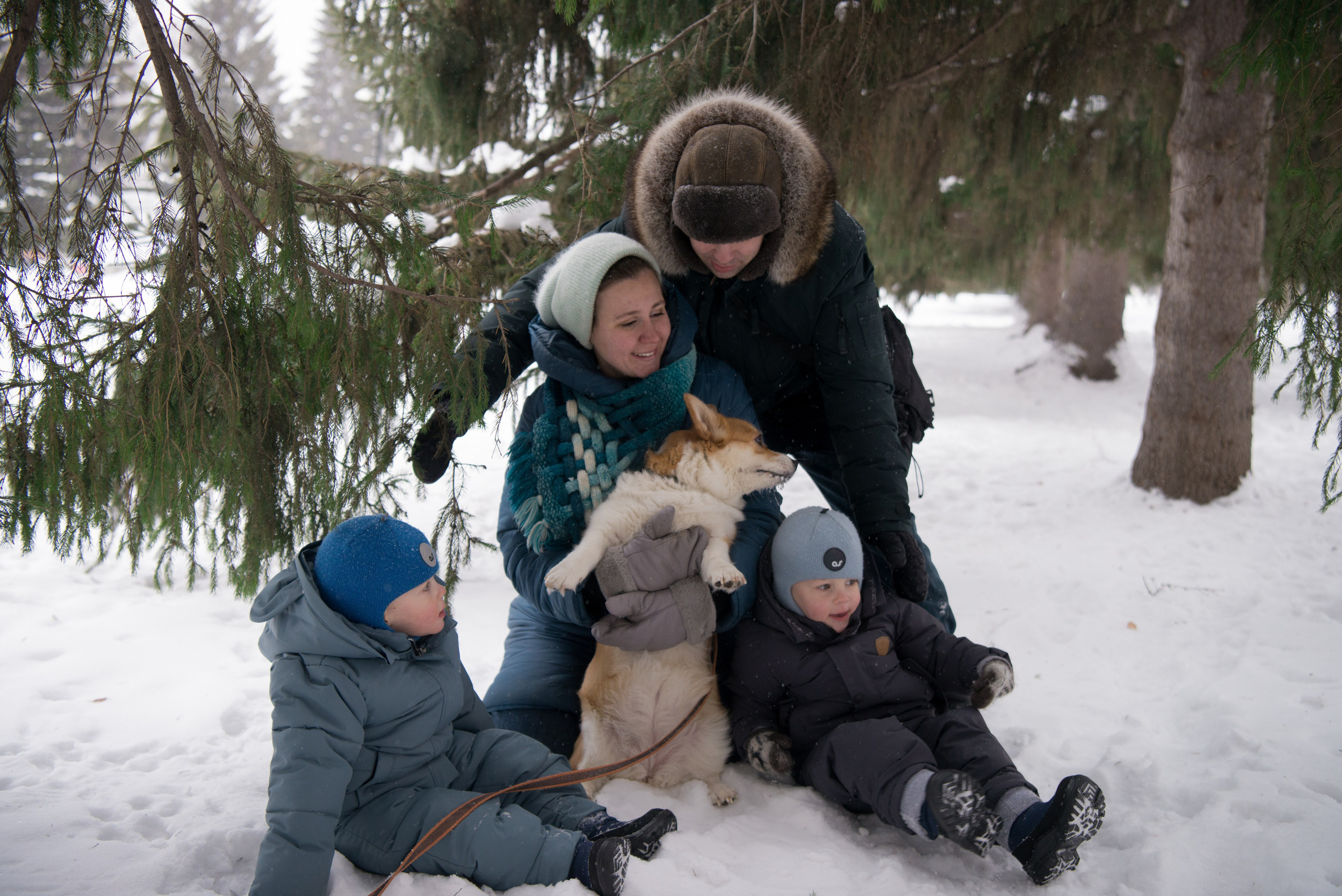 Зимняя прогулка. Семейный и детский фотограф в Екатеринбурге Наталия Акимова