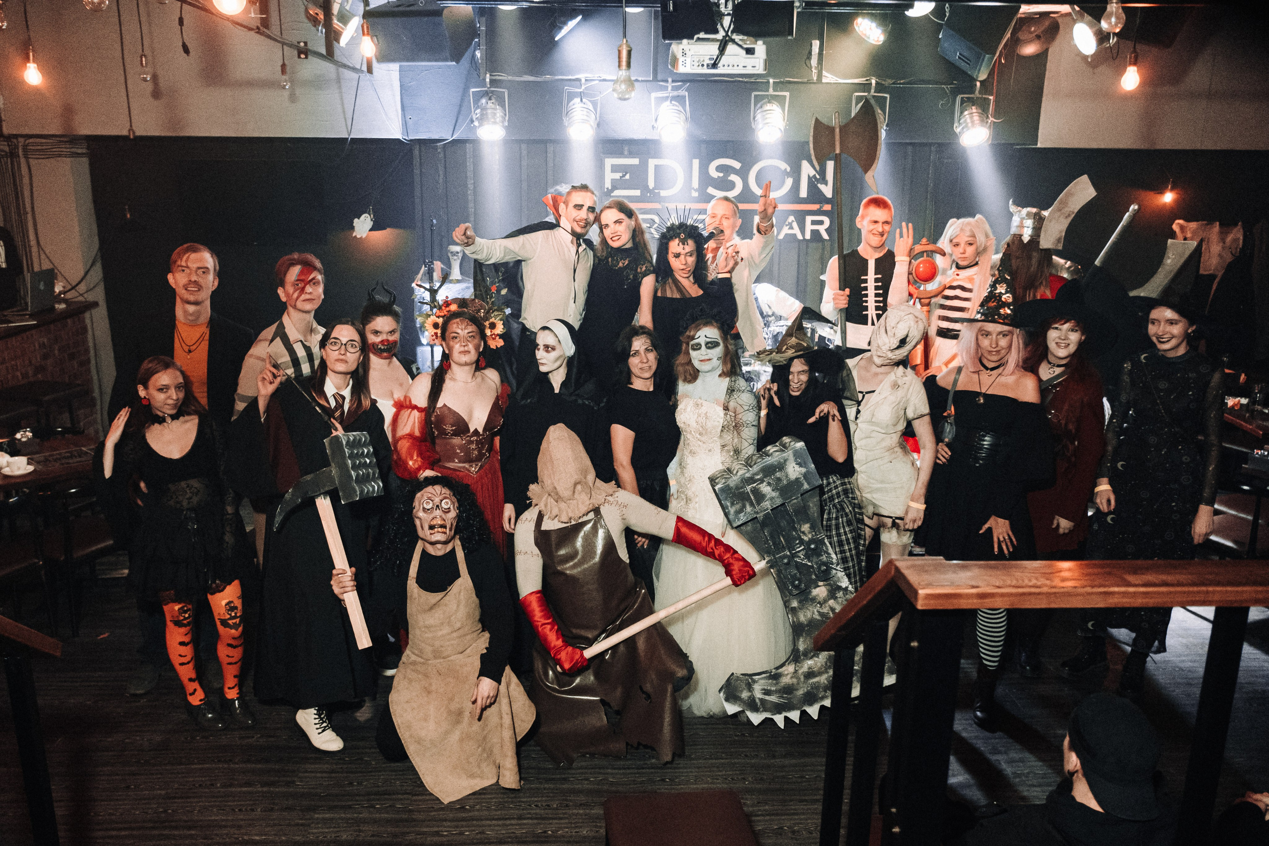 Rock Halloween 31 октября в Edison Bar. Фотограф в Иркутске Анна Мирошникова