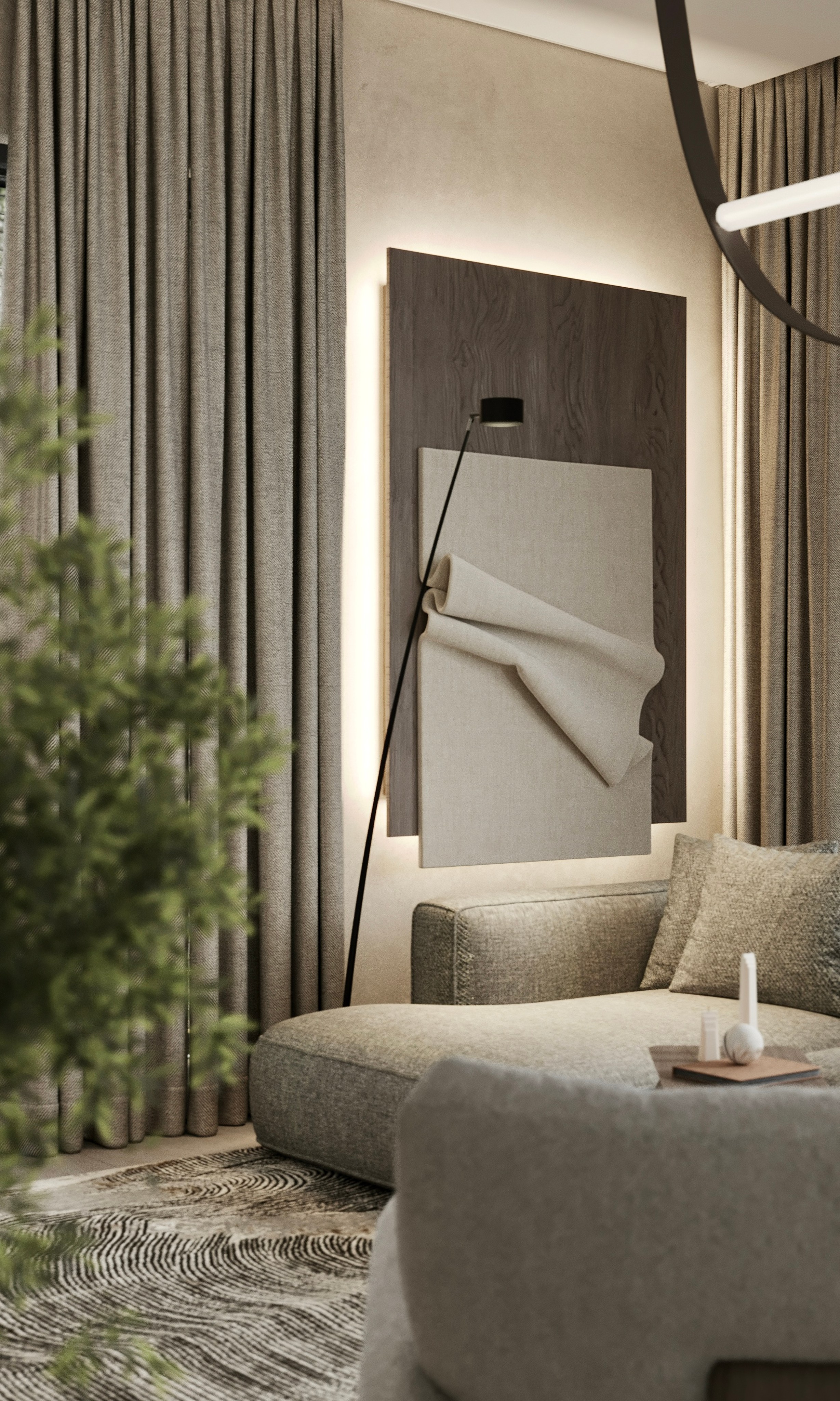 Гостевой дом. 3D Визуализация интерьера