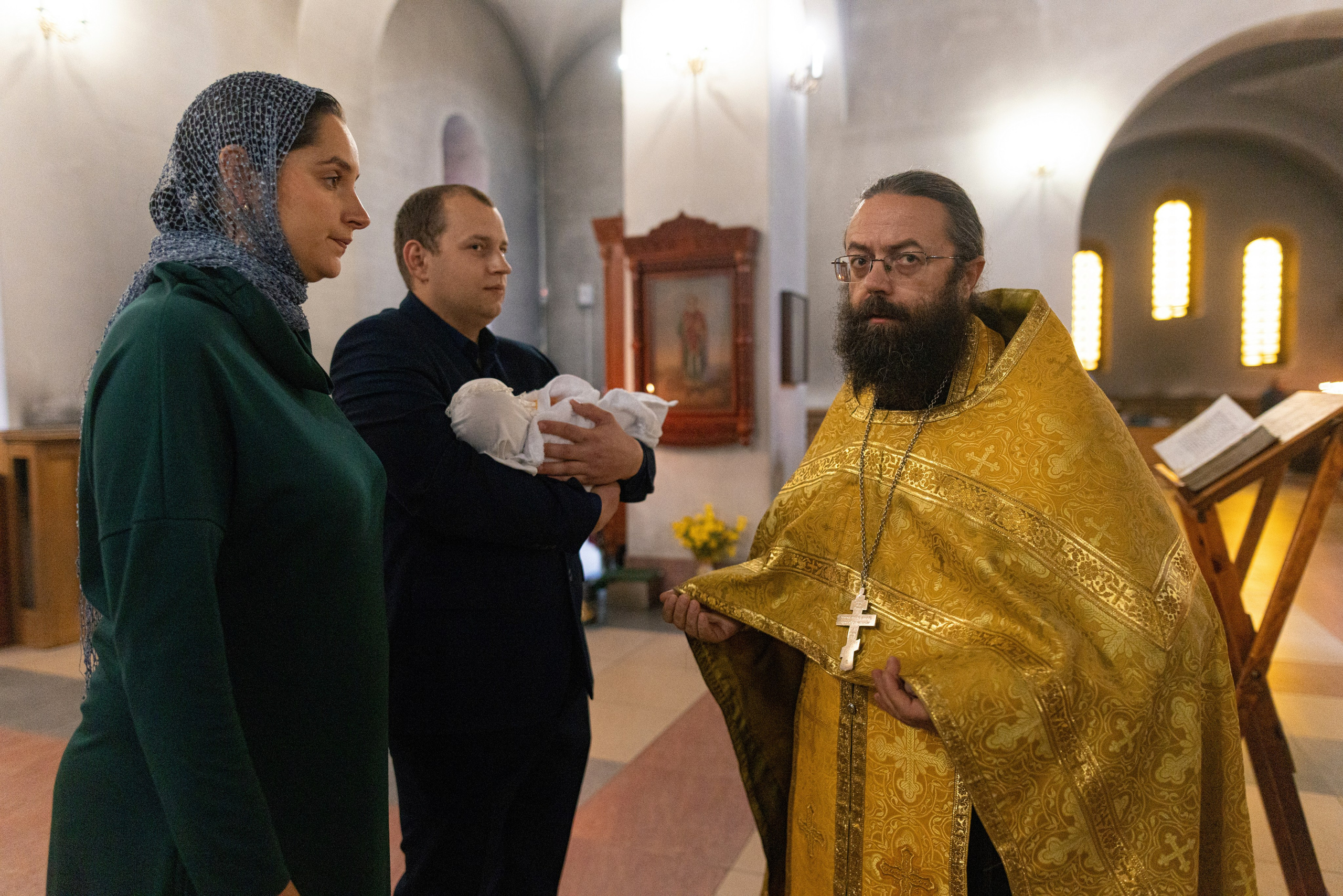 Крещение Алины. Дмитрий Шульгин, портретный фотограф в Воронеже