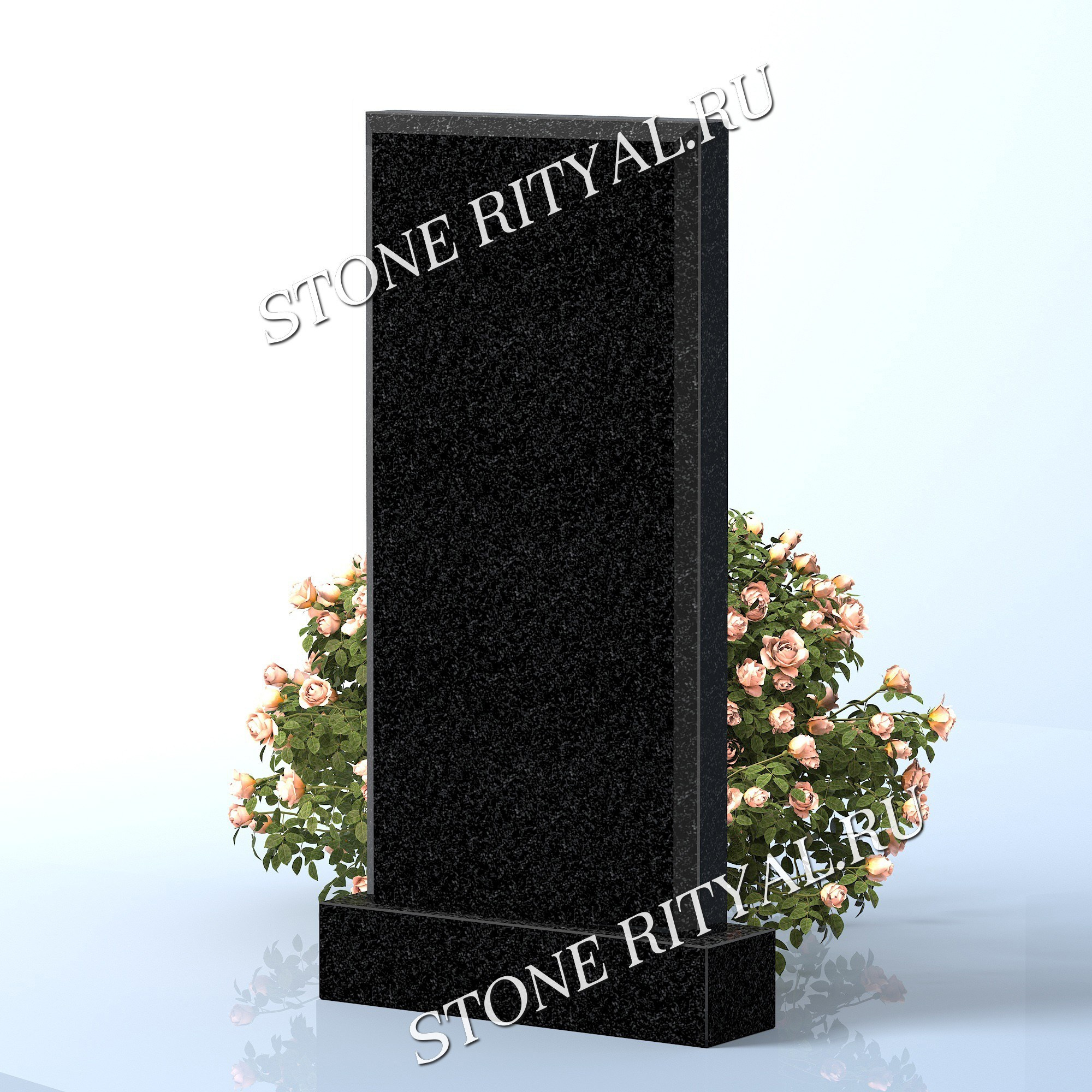 Вертикальные памятники прямые. Изготовление и установка памятников в Москве и МО