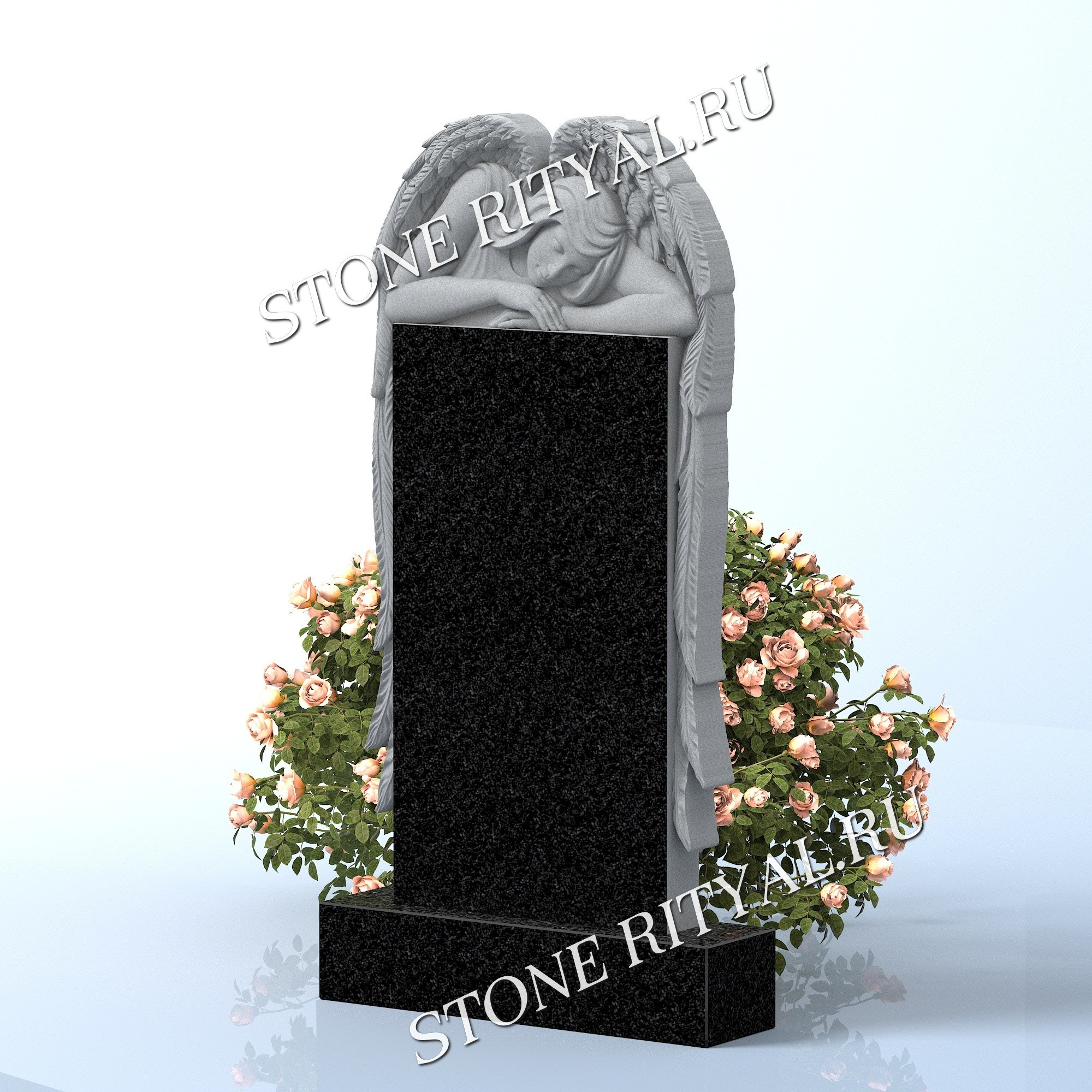 Вертикальные памятники фигурные. Изготовление и установка памятников в Москве и МО