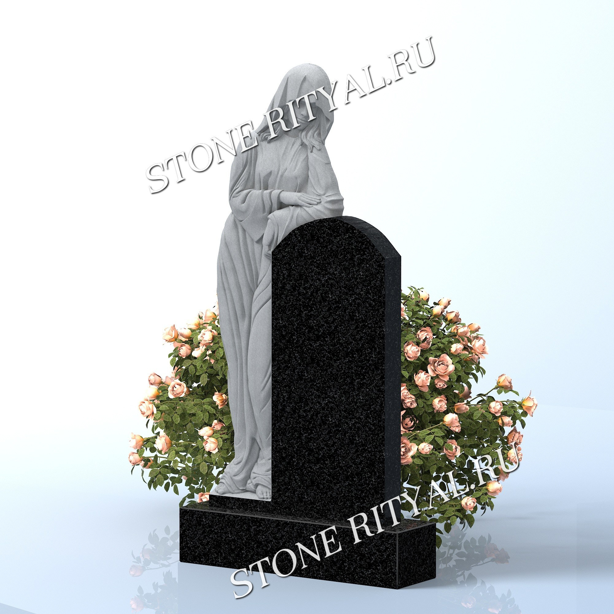 Вертикальные памятники фигурные. Изготовление и установка памятников в Москве и МО