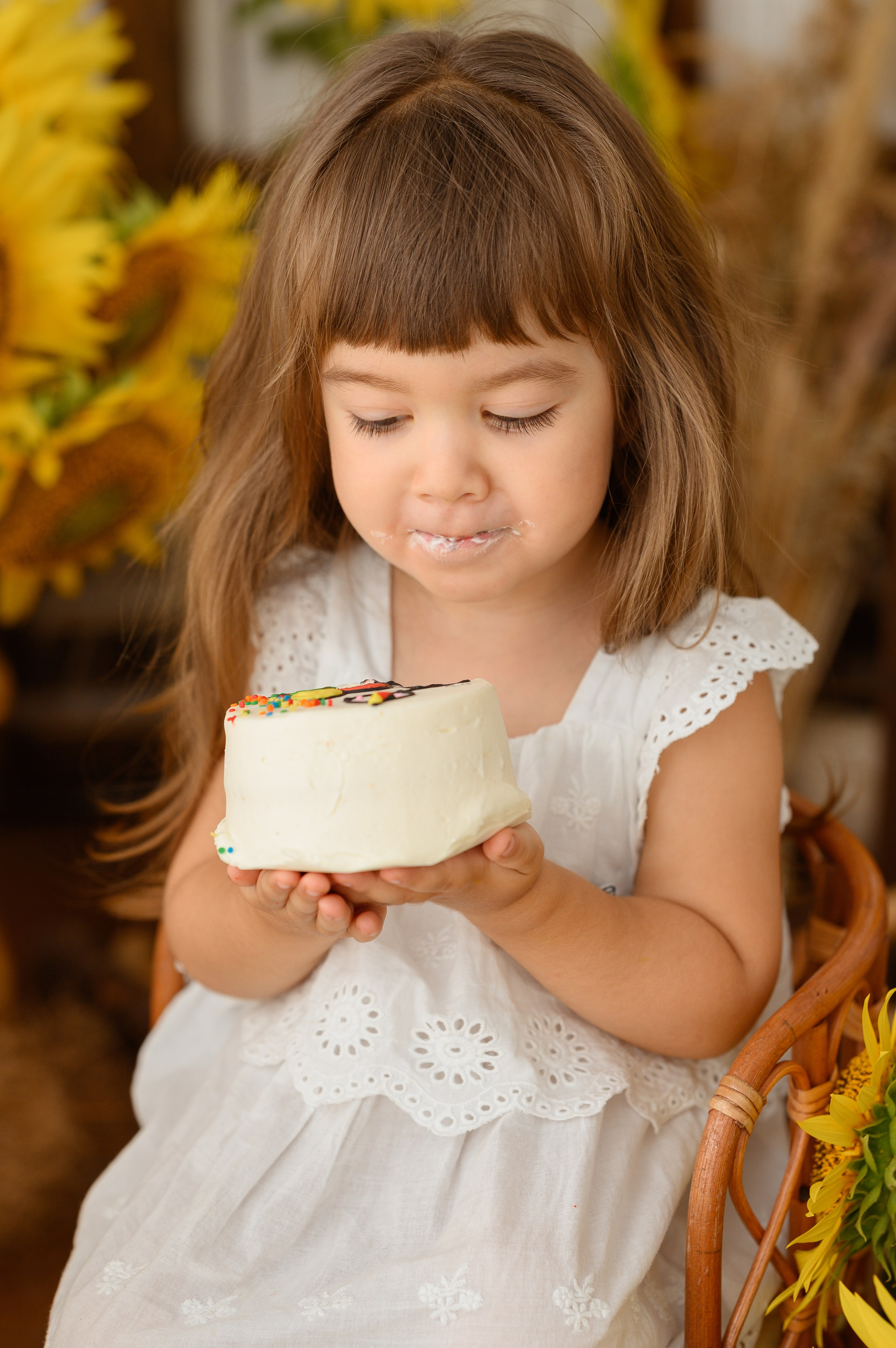 Альмина и подсолнухи. Детский и семейный фотограф Ирина Гладких