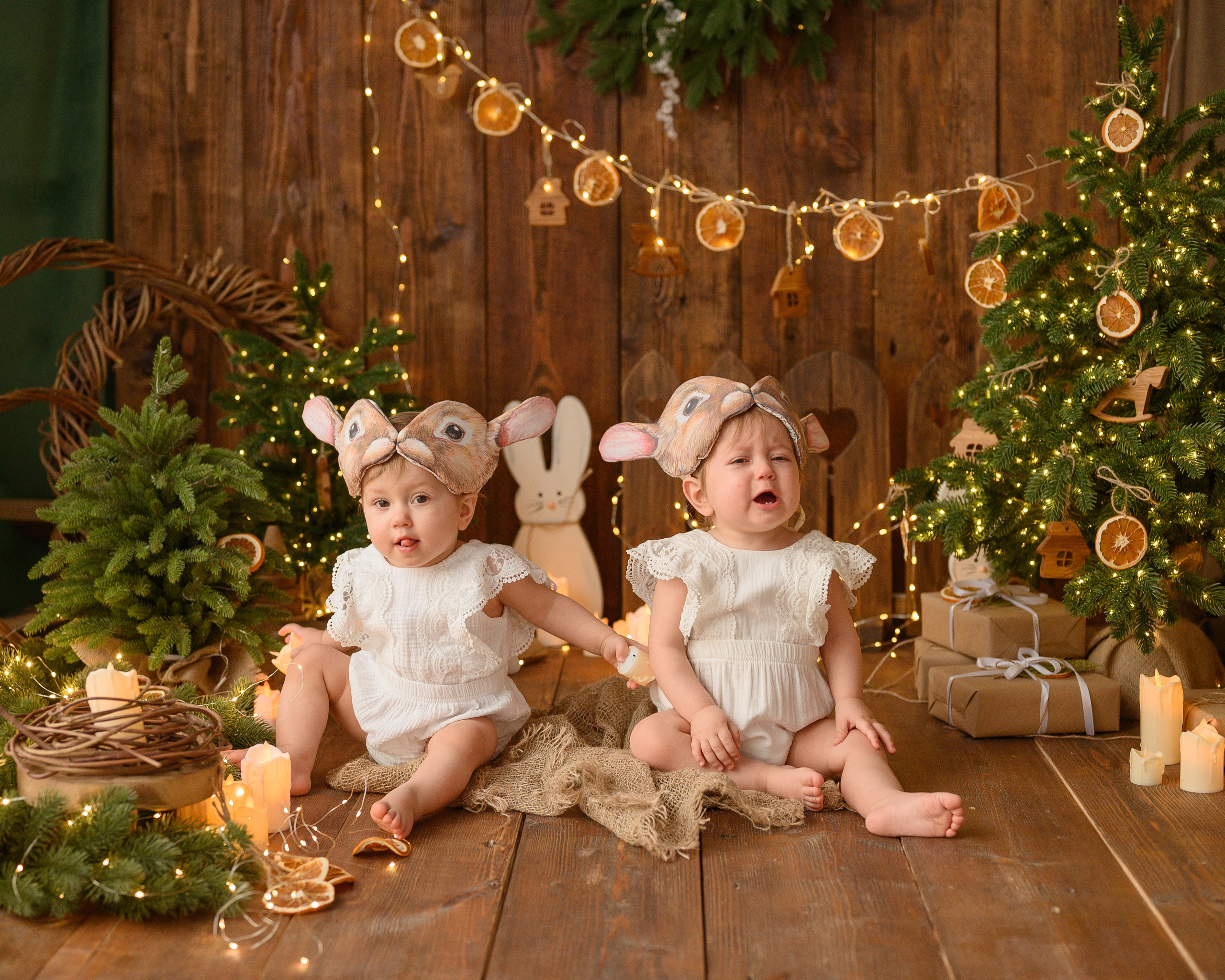 Катюше и Лизоньке годик. Детский и семейный фотограф Ирина Гладких