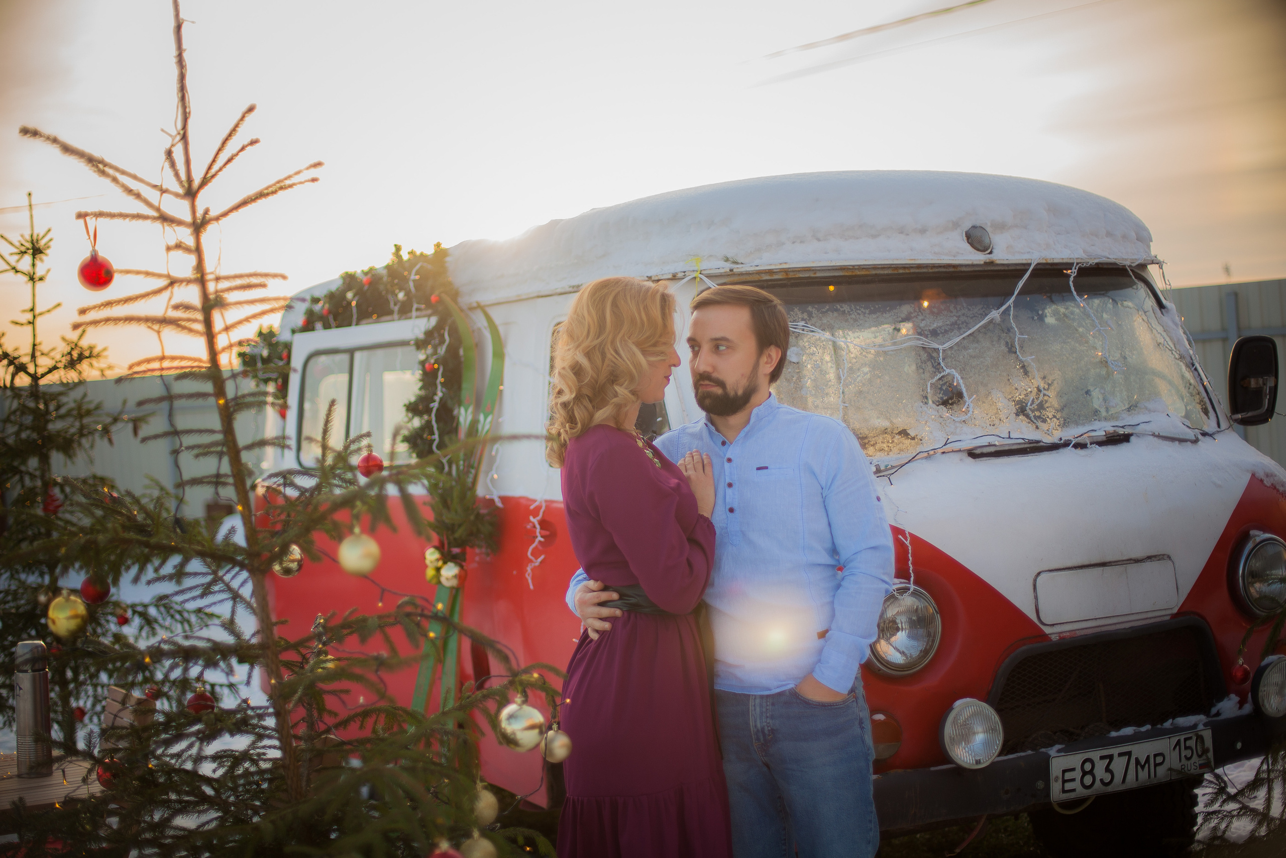 Новогодняя съёмка Натальи и Ивана!. Детский и семейный фотограф в Москве Левандовская Анастасия
