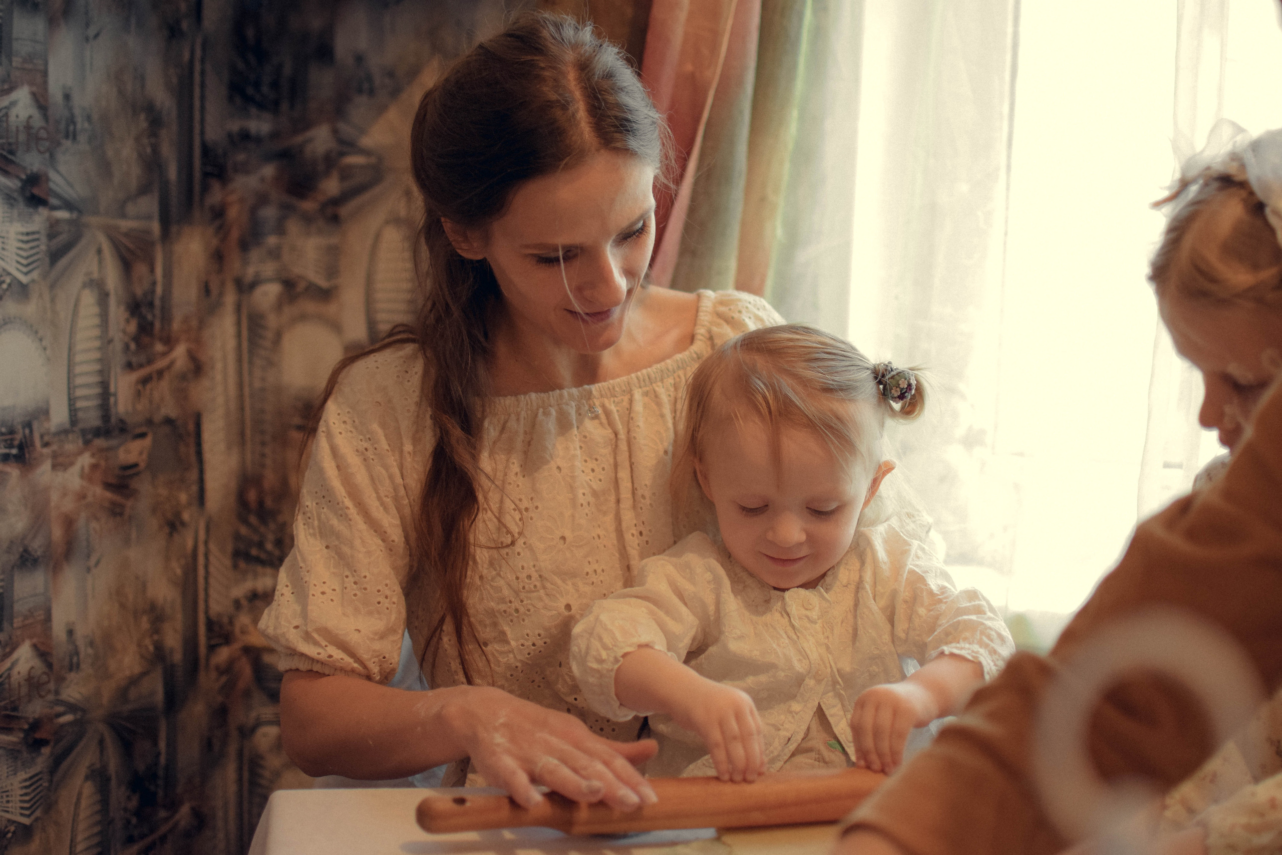 Теплая домашняя фотоистория со вкусом печенья. Семейный фотограф Щёкино, Тула. От 5000р