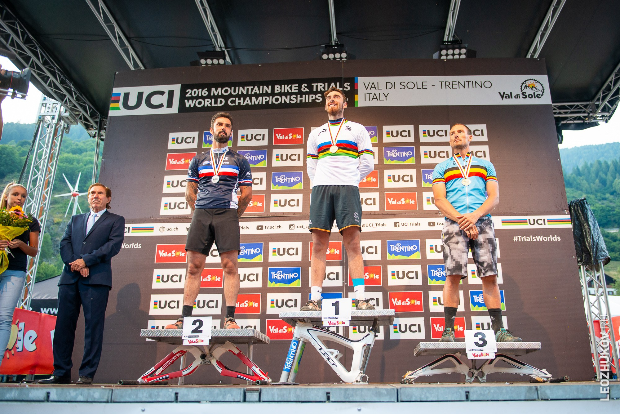 UCI Trials World Championships 2016 — finals. Sports photographer Leonid Zhukov