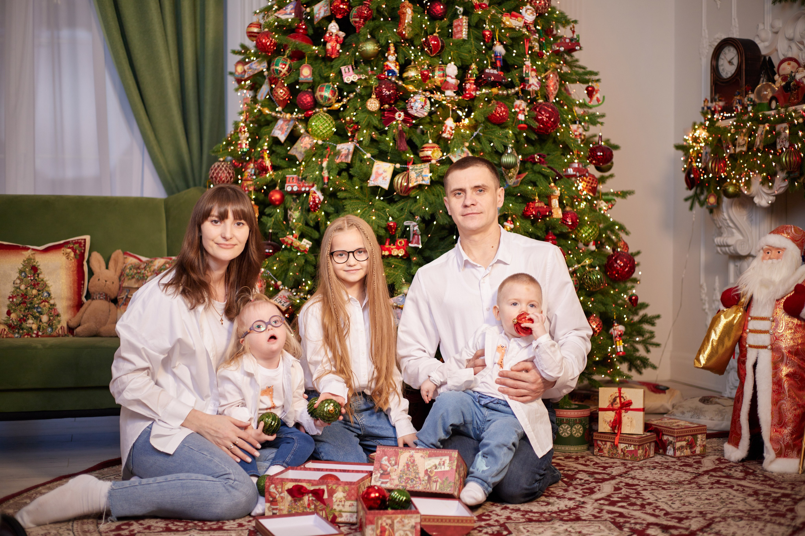 Новогодние съемки. Фотограф Серебряные Пруды Екатерина Рыкина, детские и семейные фотосъемки, бытовой жанр