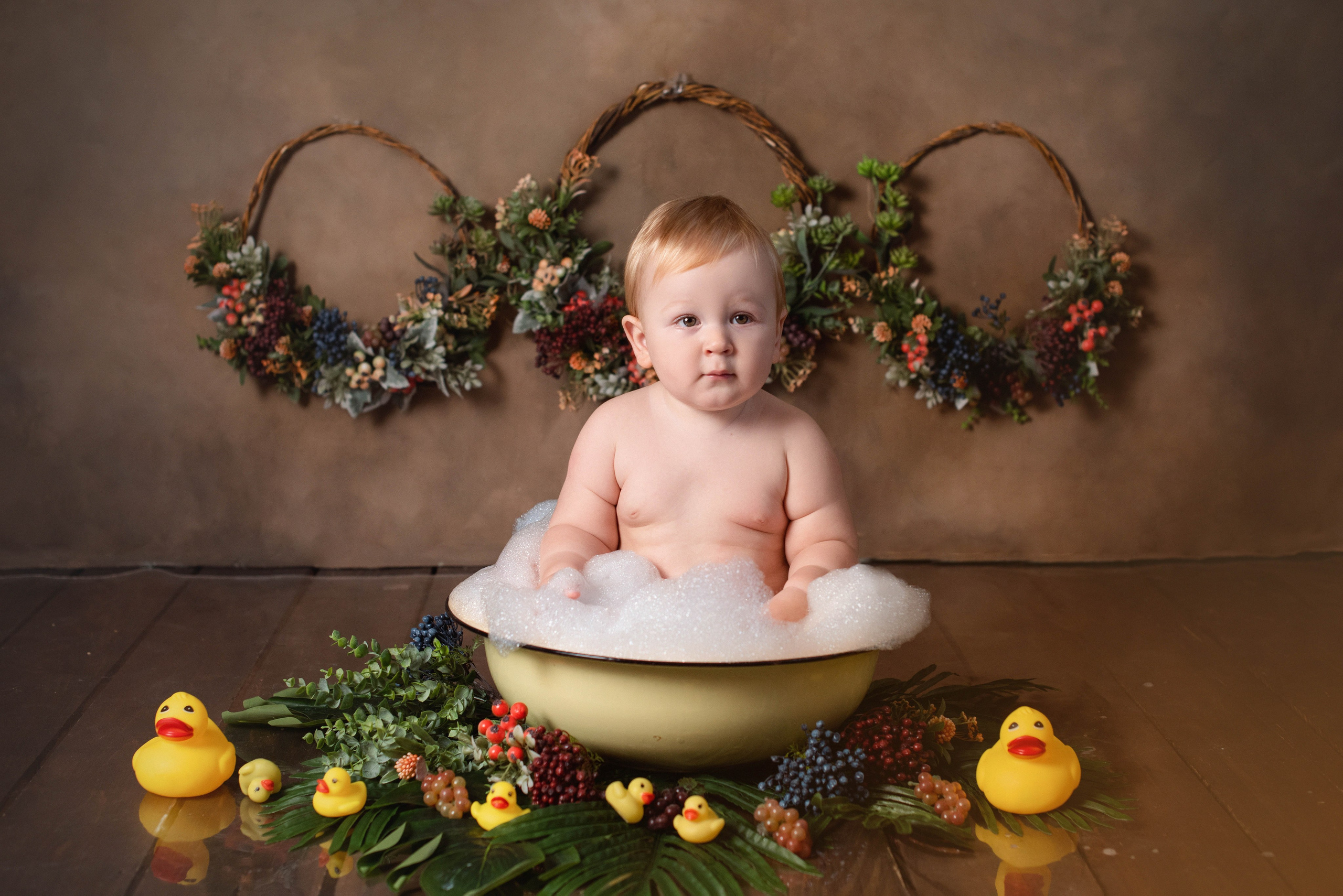 Доп. фотозоны на годики с шарами. Фотограф Новорожденных во Владивостоке Ольга Галаницкая