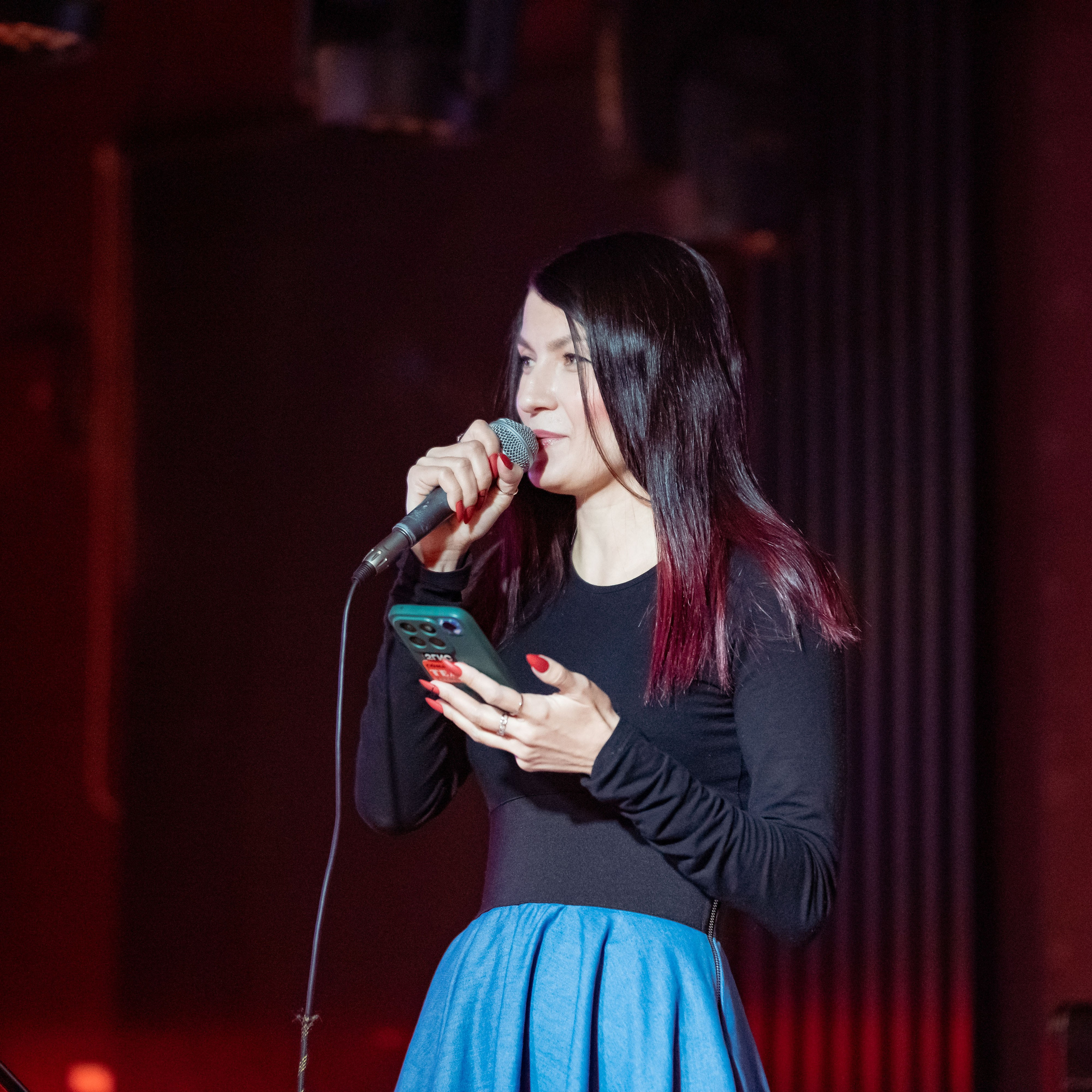 Репортажные фотографии творческого вечера Такие дела, Панда