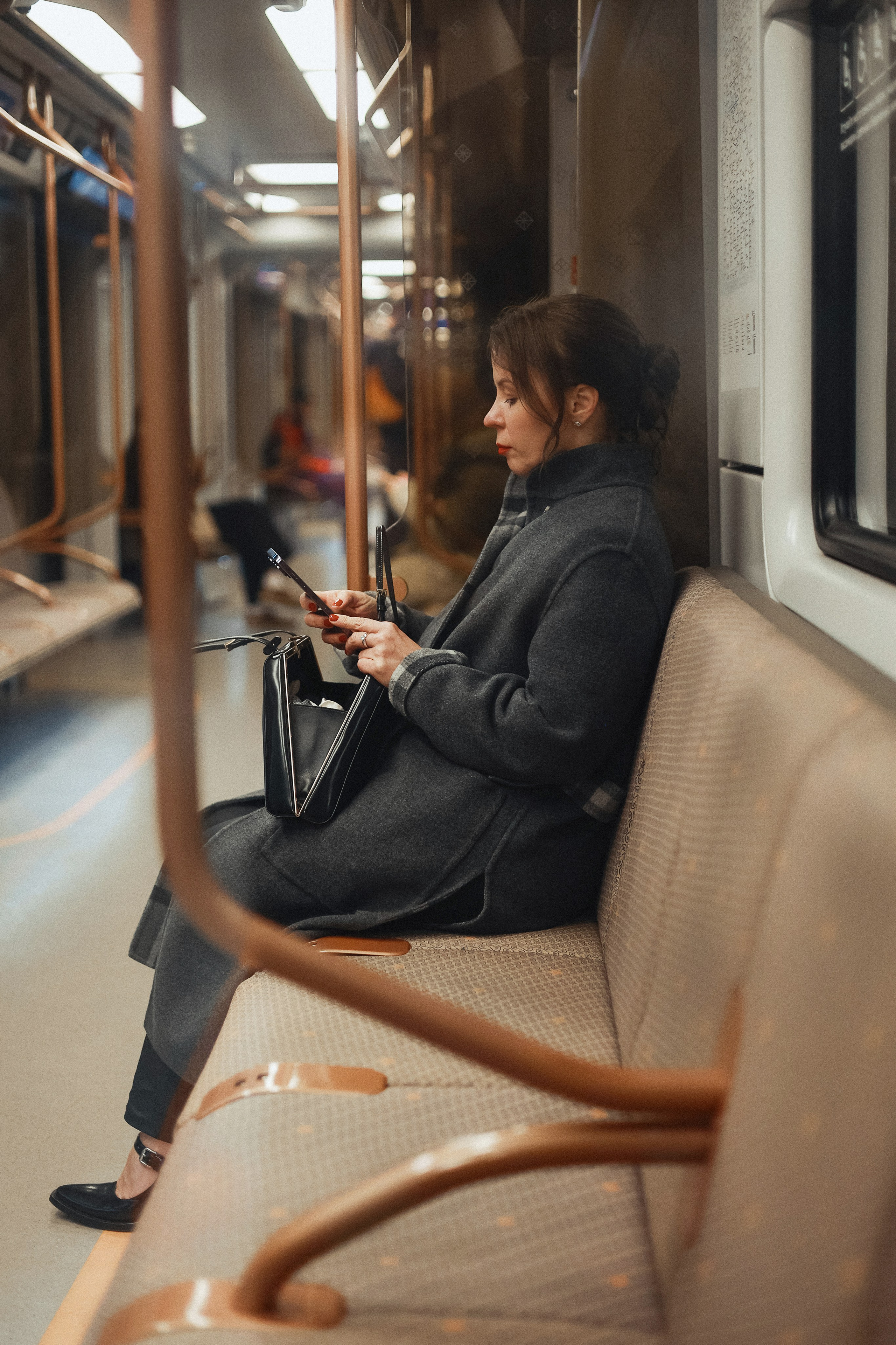 Фотосессия в московском метро. Портретный и семейный фотограф в Москве Мария Рослякова