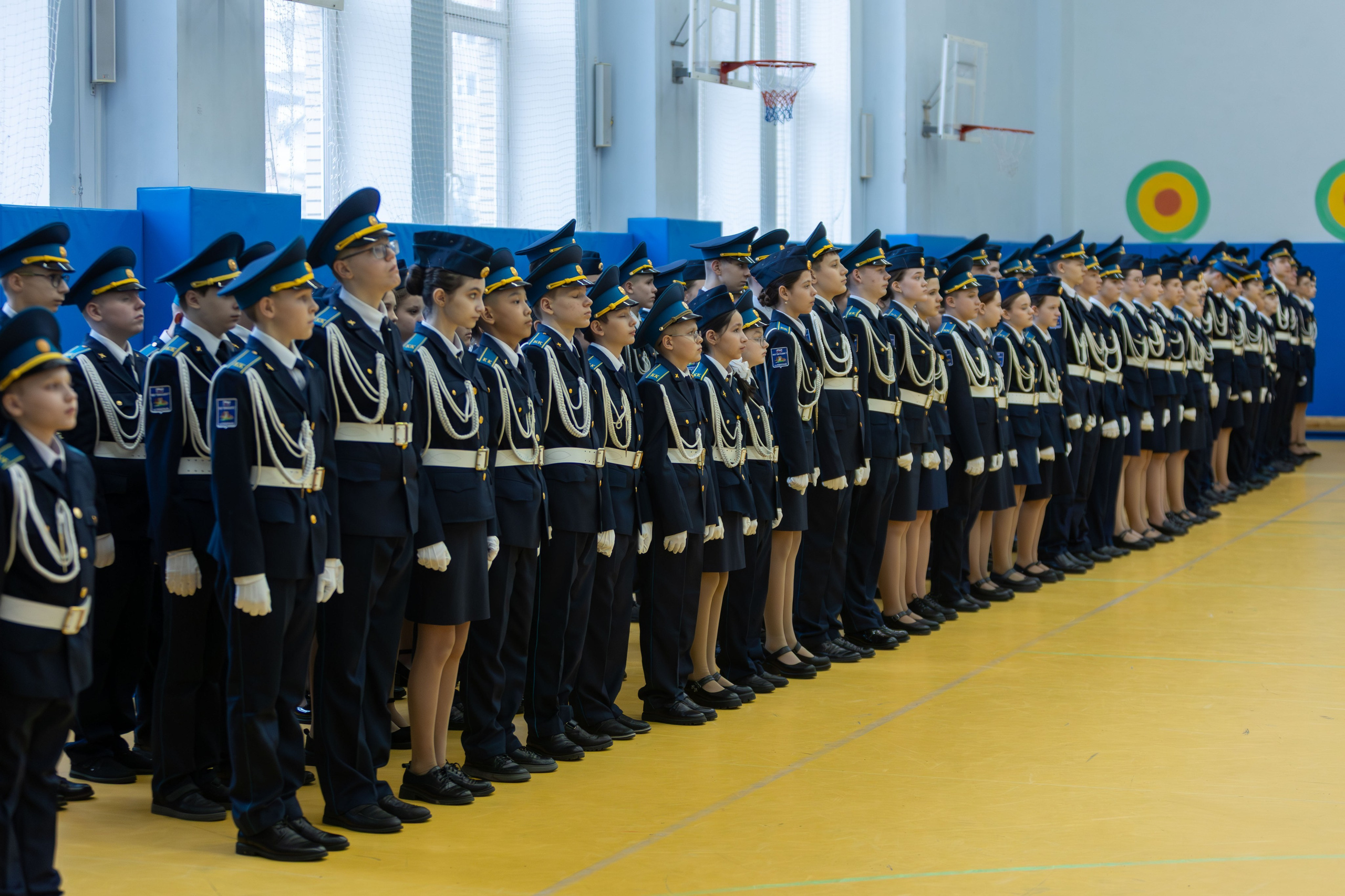 кадеты гимназия №7 Подольск торжественная церемония