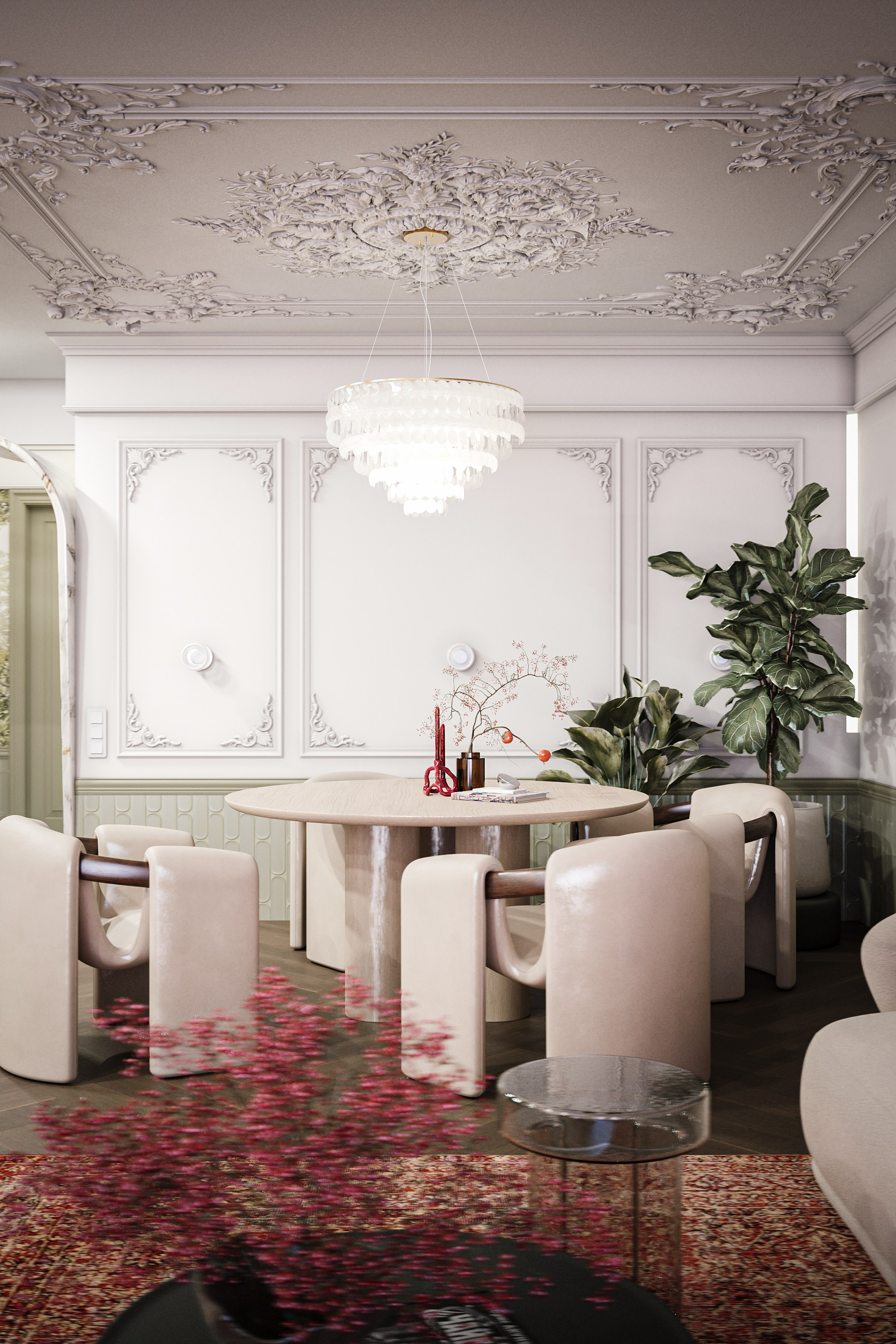 Интерьер кухни-гостиной: сочетание классики и современности. Дизайн интерьера и экстерьера в Санкт-Петербурге Яна Емельянова