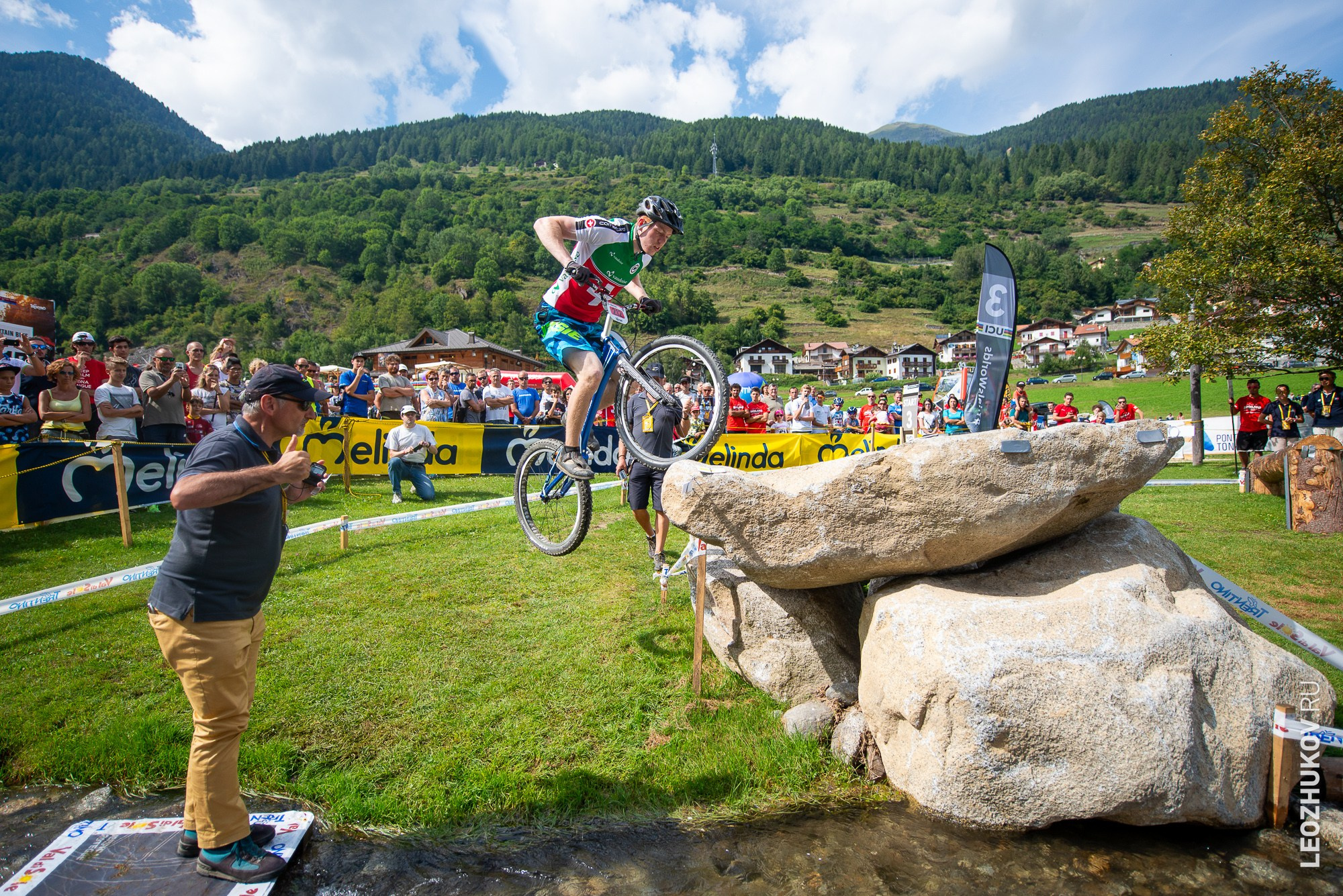 UCI Trials World Championships 2016 — finals. Sports photographer Leonid Zhukov