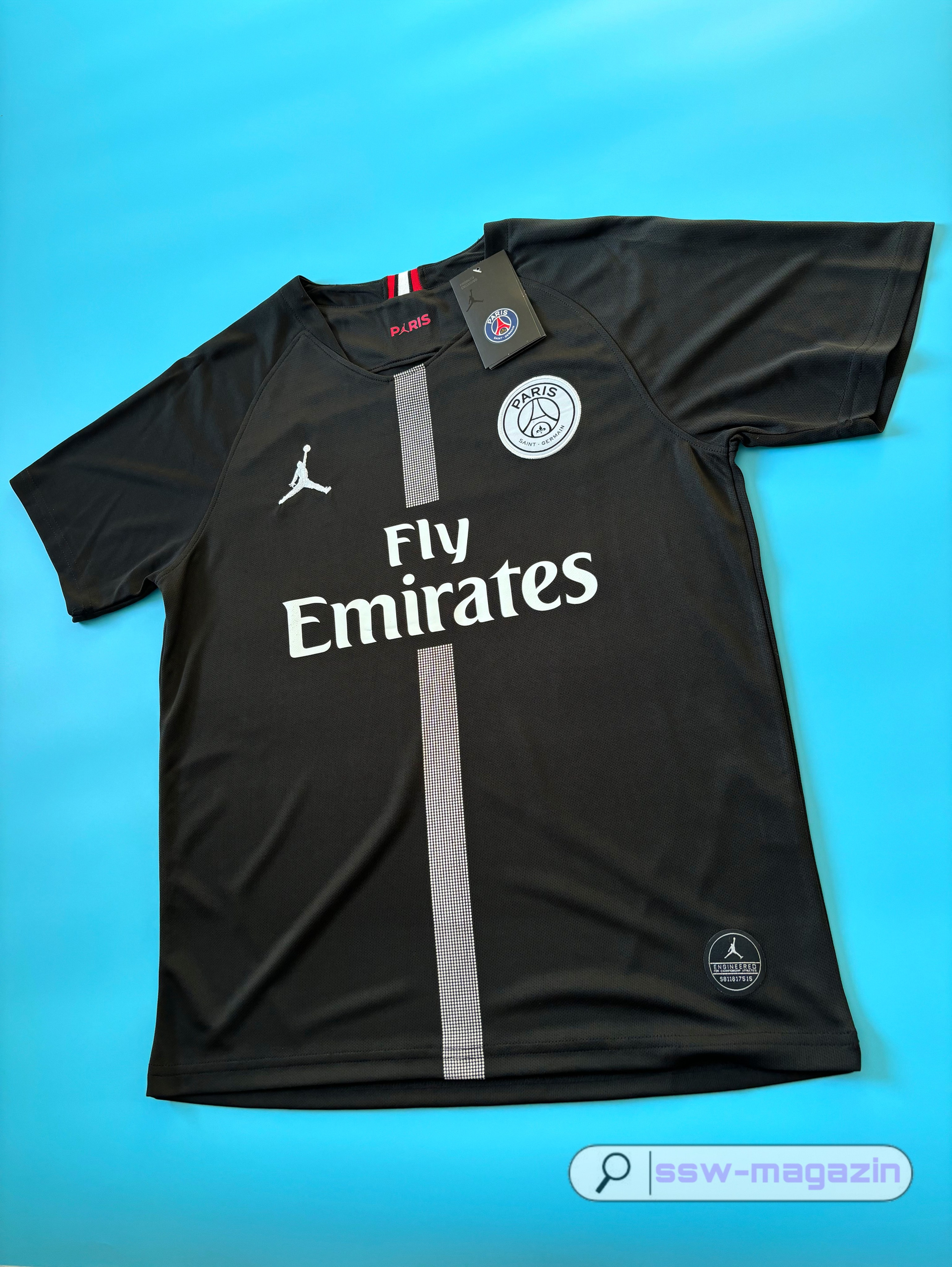 Футболка PSG 2018-2019 чёрная купить. Футбольный магазин — ssw_magazin