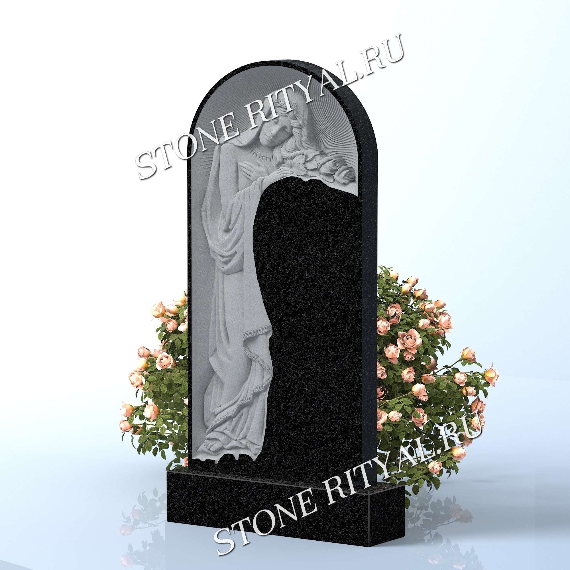 Вертикальные памятники фигурные. Изготовление и установка памятников в Москве и МО