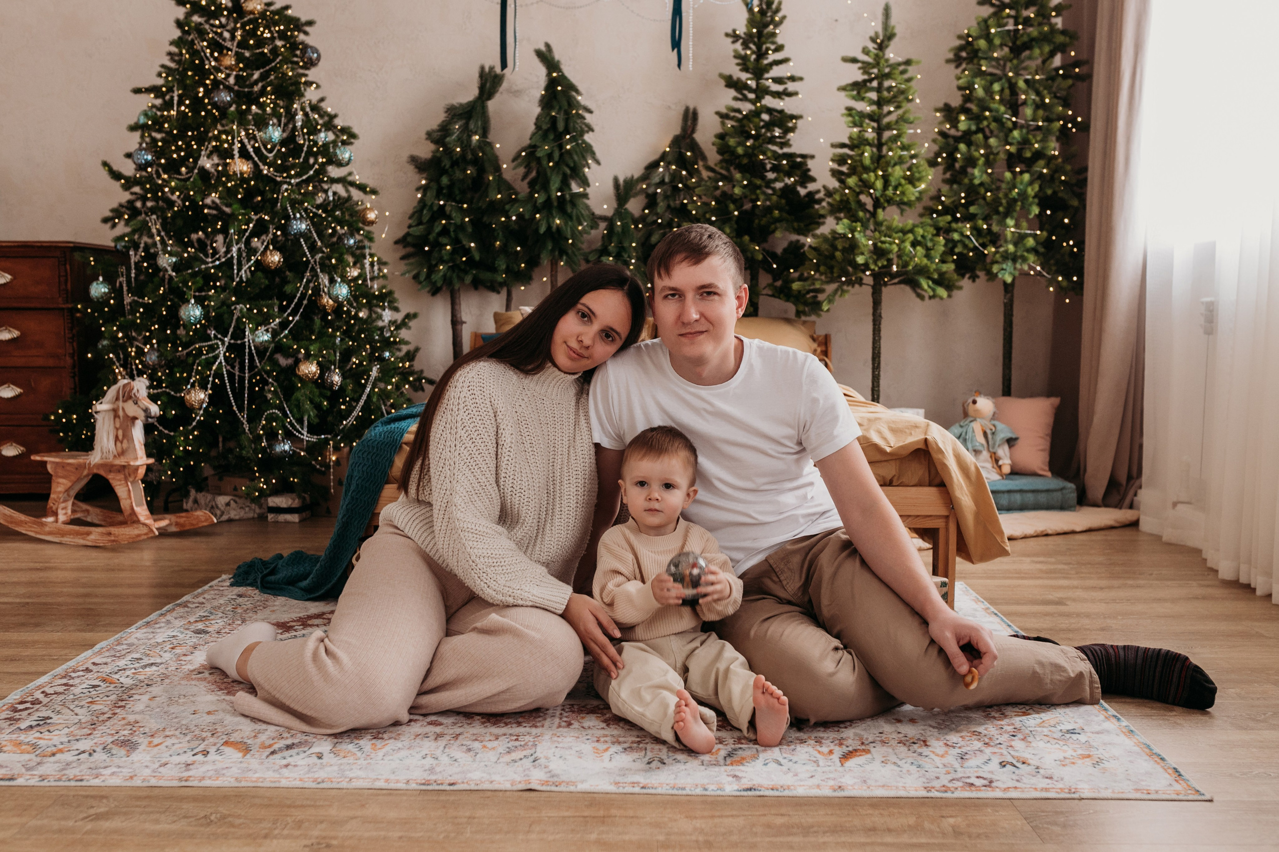 Новогодние съемки. Фотограф новорожденных в г. Барнаул Ренпенинг Катерина