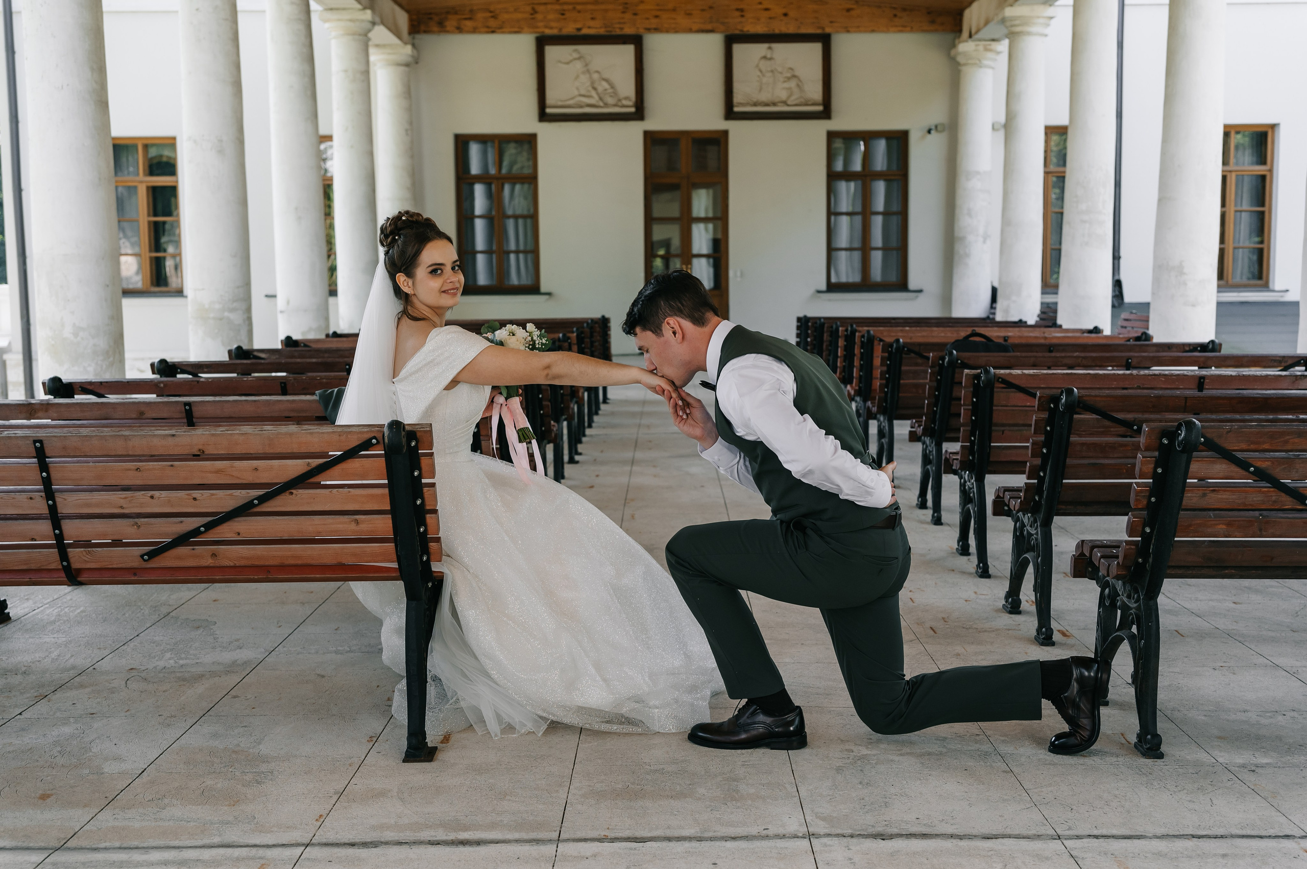 Свадебная фотосессия в усадьбе Остафьево