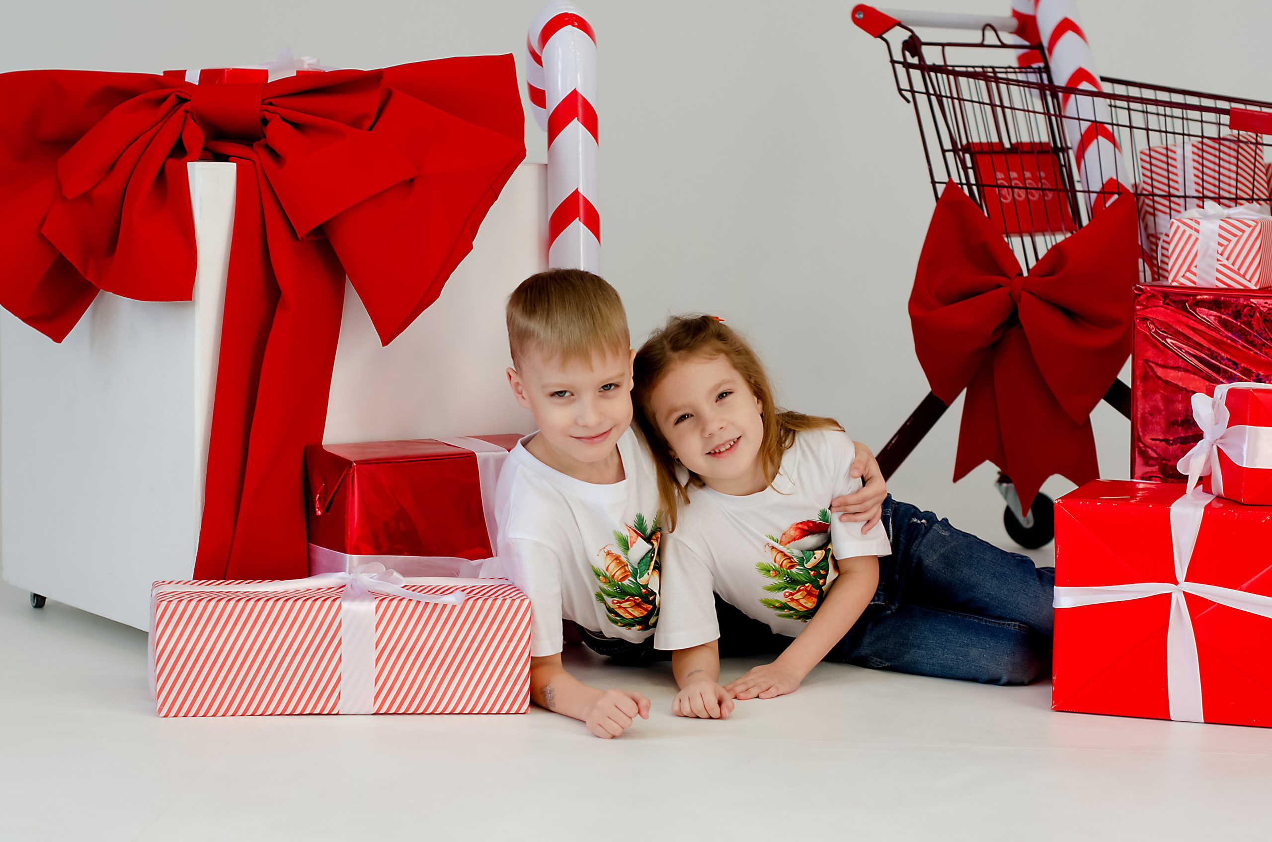 Новогодняя фотосессия для семьи Смазновых. Фотограф в Хабаровске