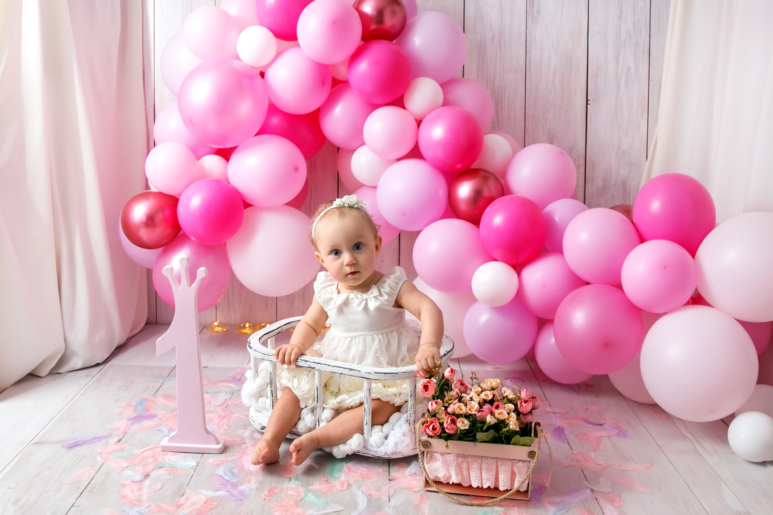 Фотосессия ГОДОВАСИЕ. Фотограф новорожденных, детей до года и беременных в Симферополе