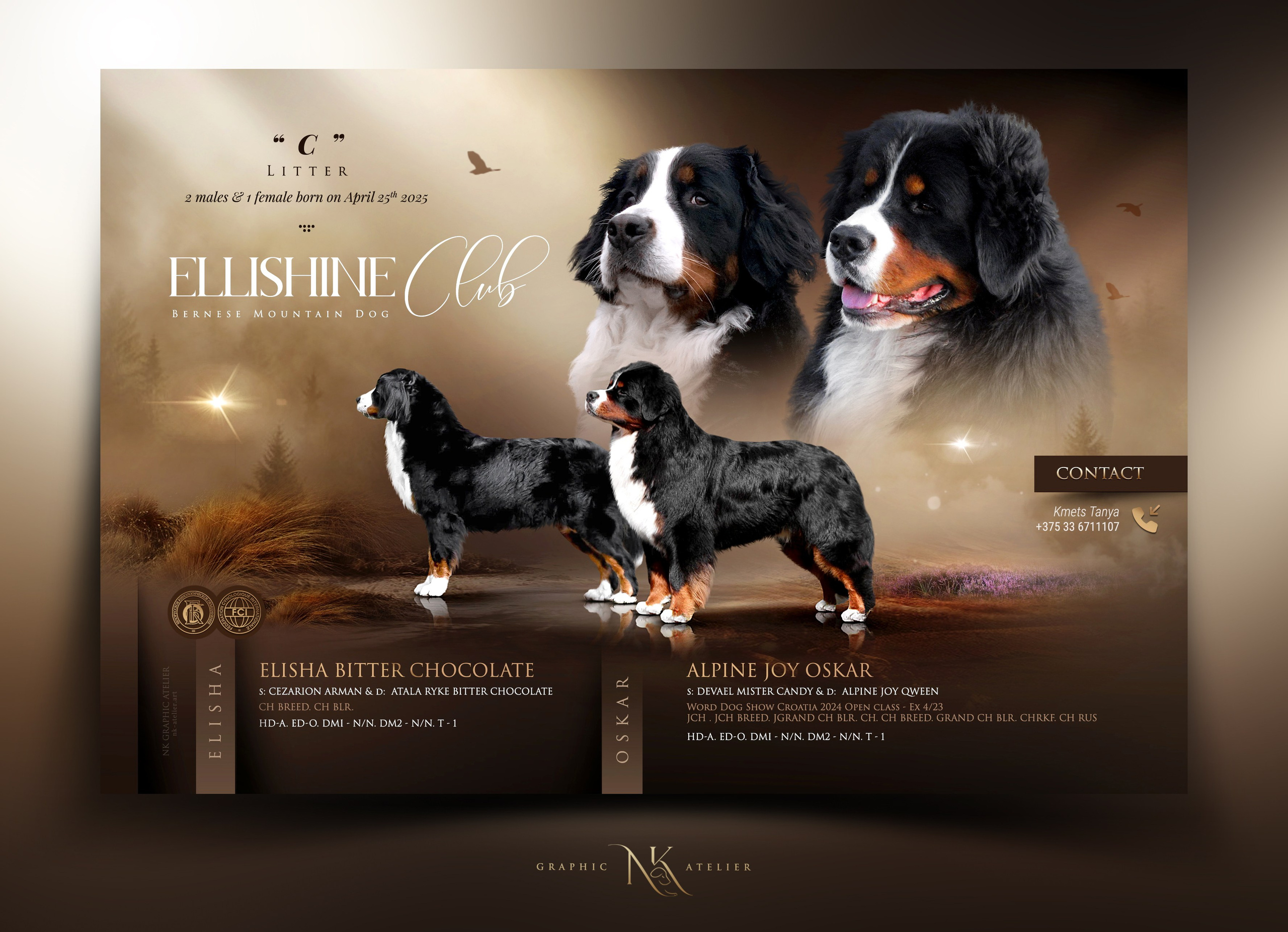 Graphics For Breeders. NK GRAPHIC ATELIER FOR BREEDERS