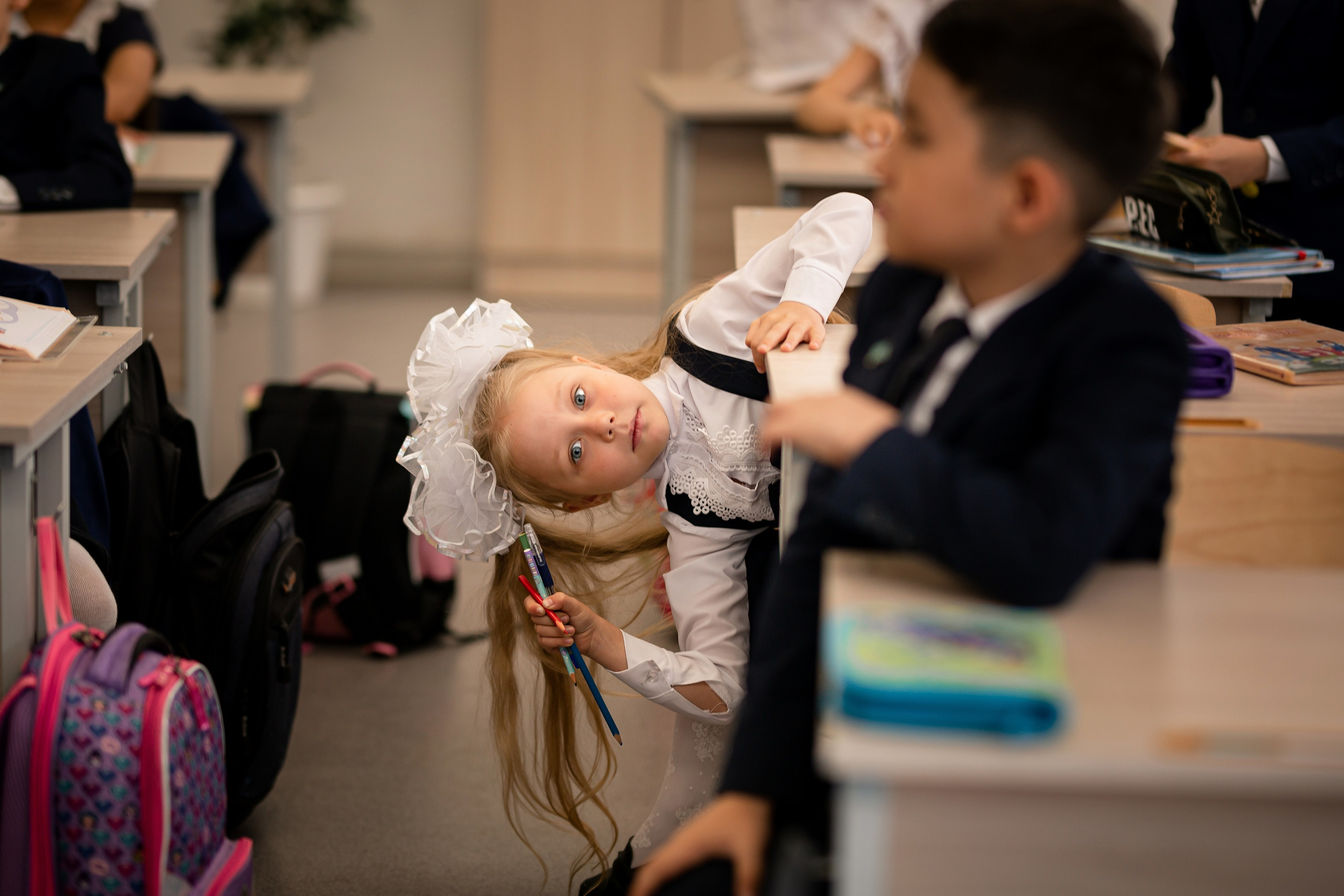 Первоклассники. Отбасылық фотограф Алена Шаталова